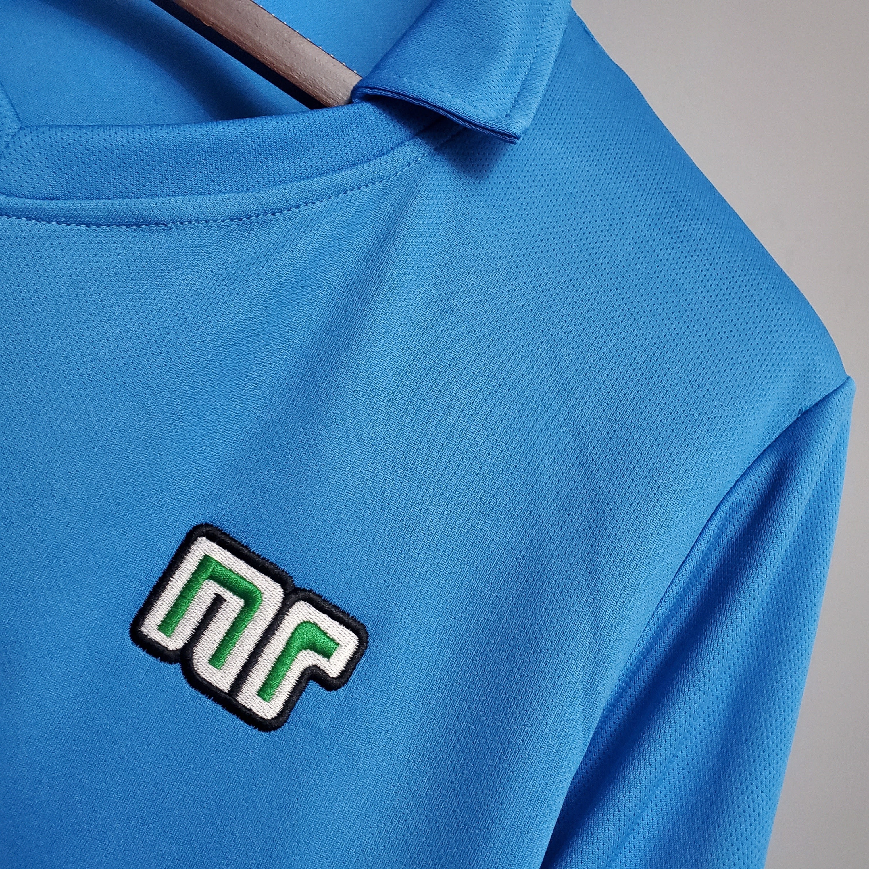1980s Napoli Retro Football Shirt | Blue White Home