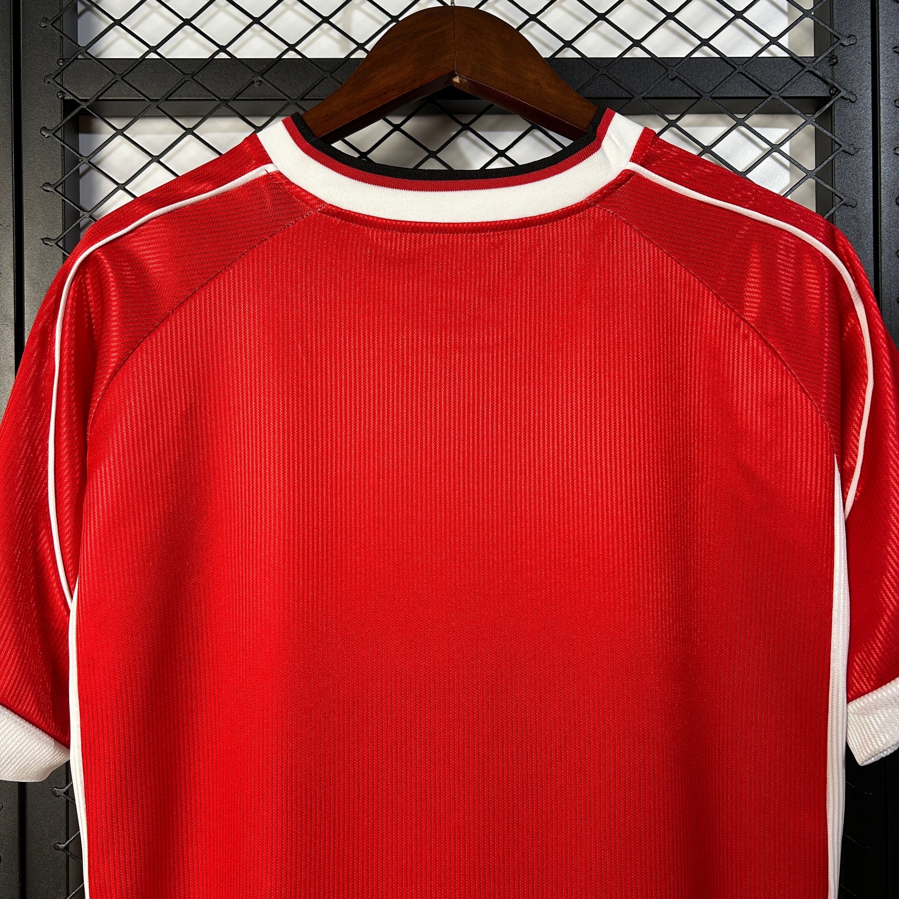 1990s Real Murcia Retro Football Shirt | Red White Home