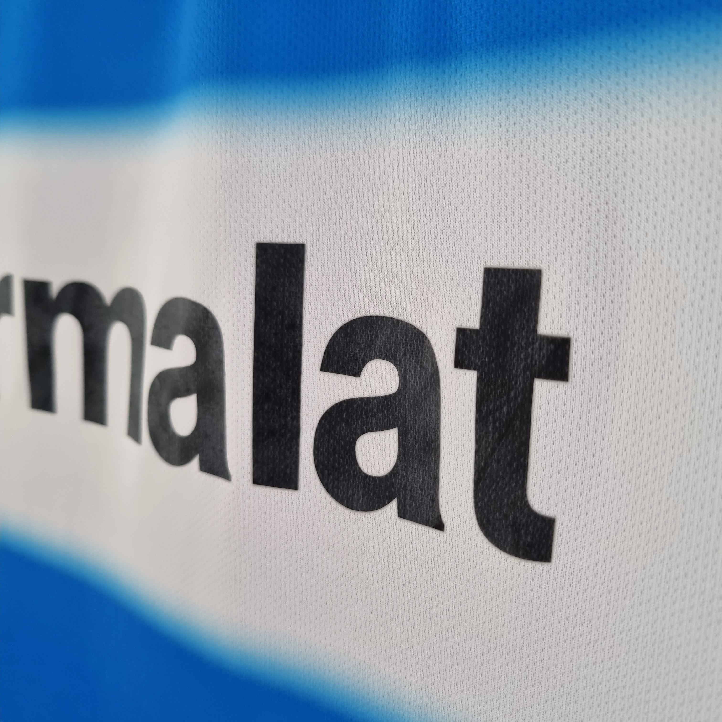 1990s Parma Retro Football Shirt | Blue White Home