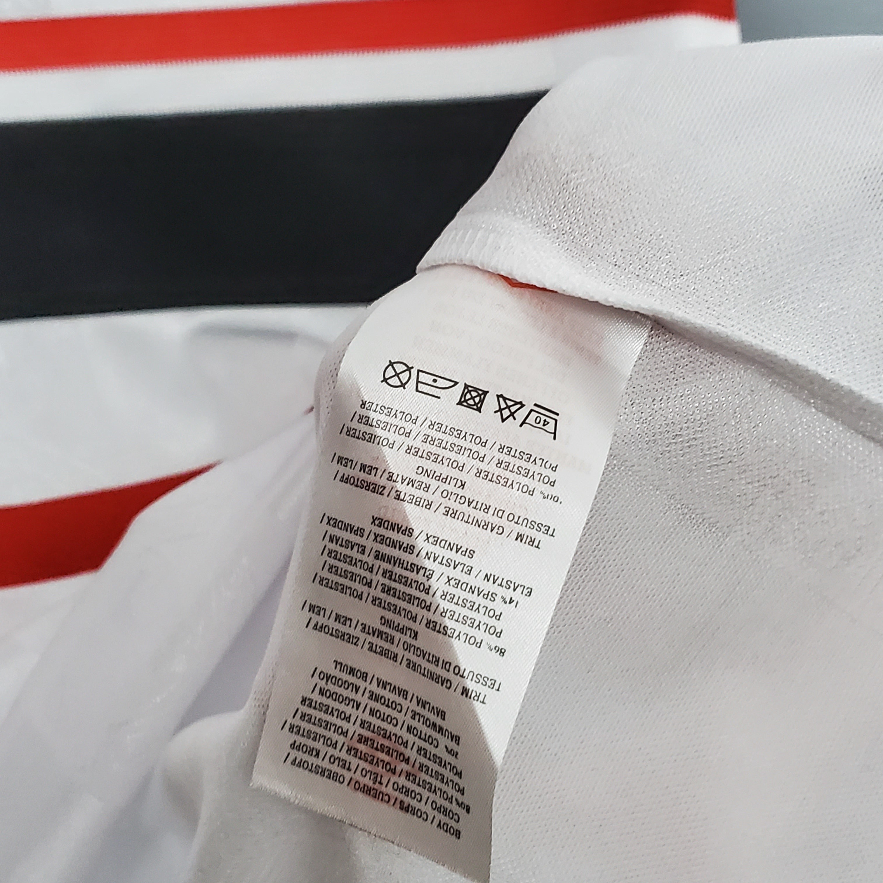 1990s Manchester United Retro Football Shirt | White Black Red Home