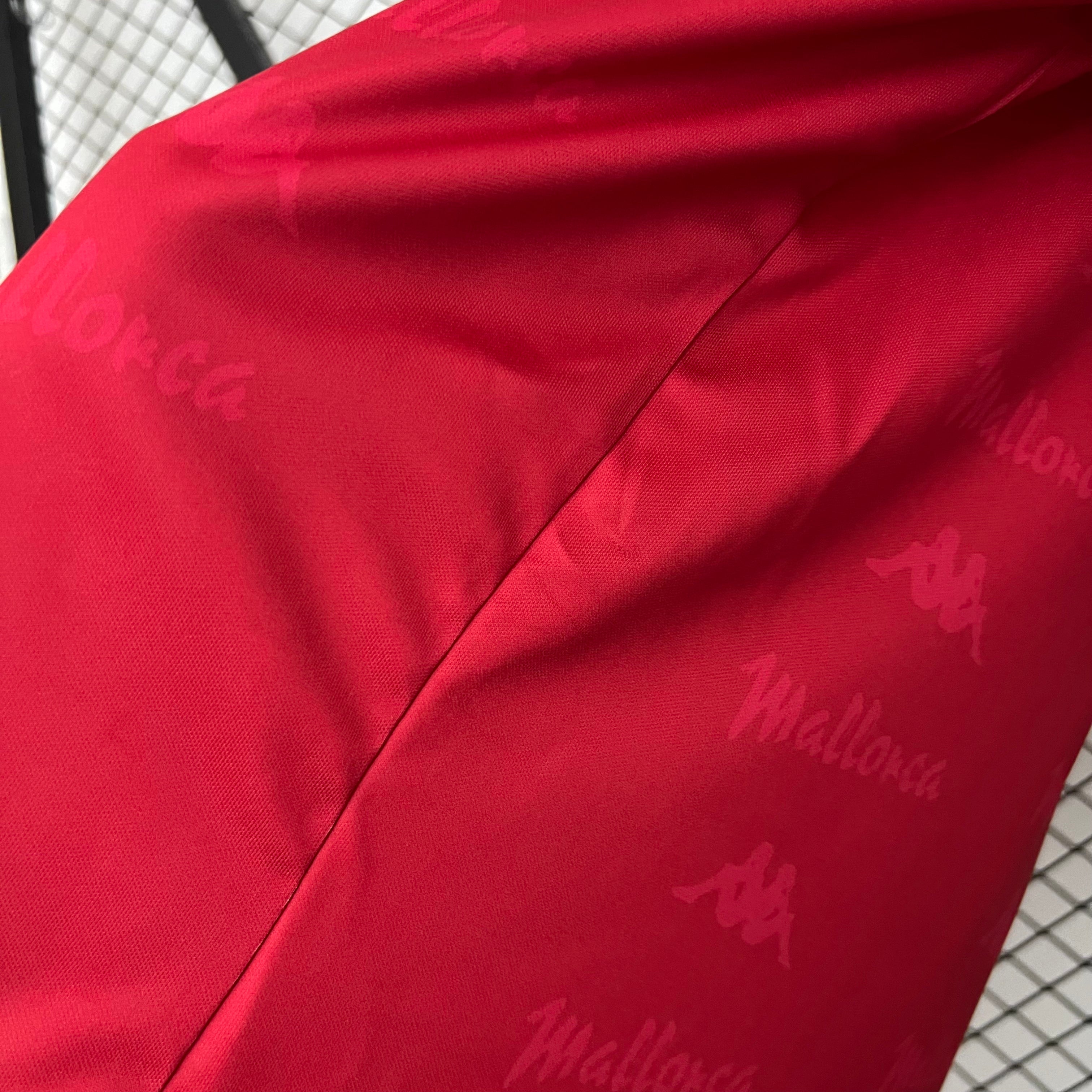 1990s Mallorca Retro Football Shirt | Red Black Home