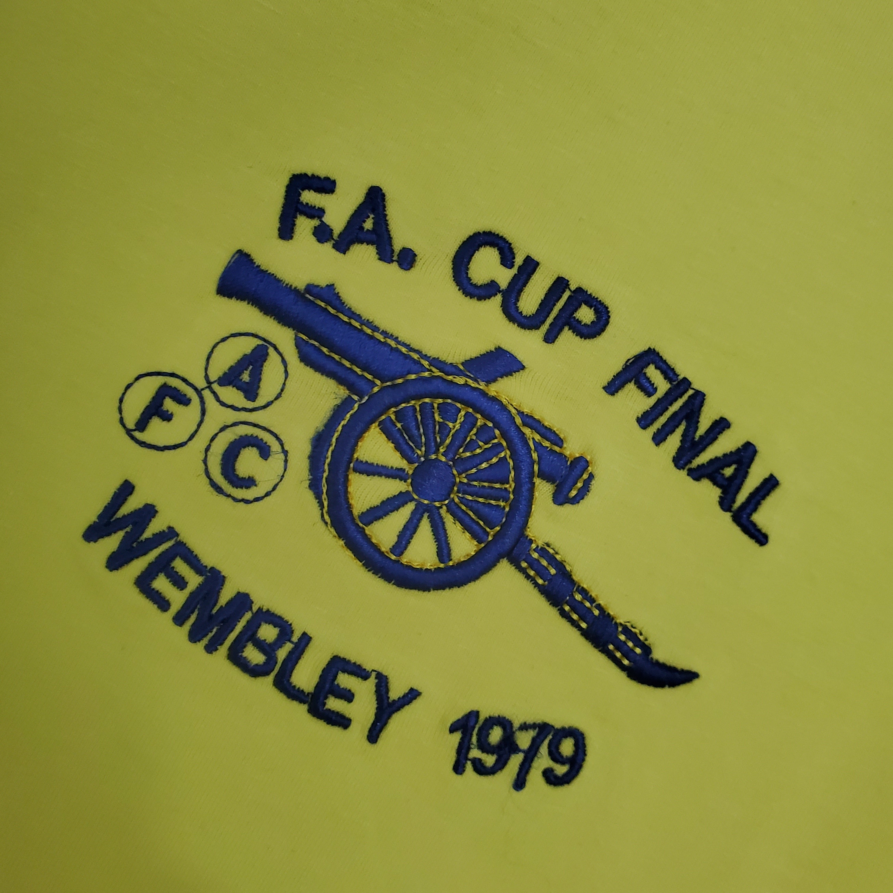 1970s Retro Football Shirt | Yellow Blue Home