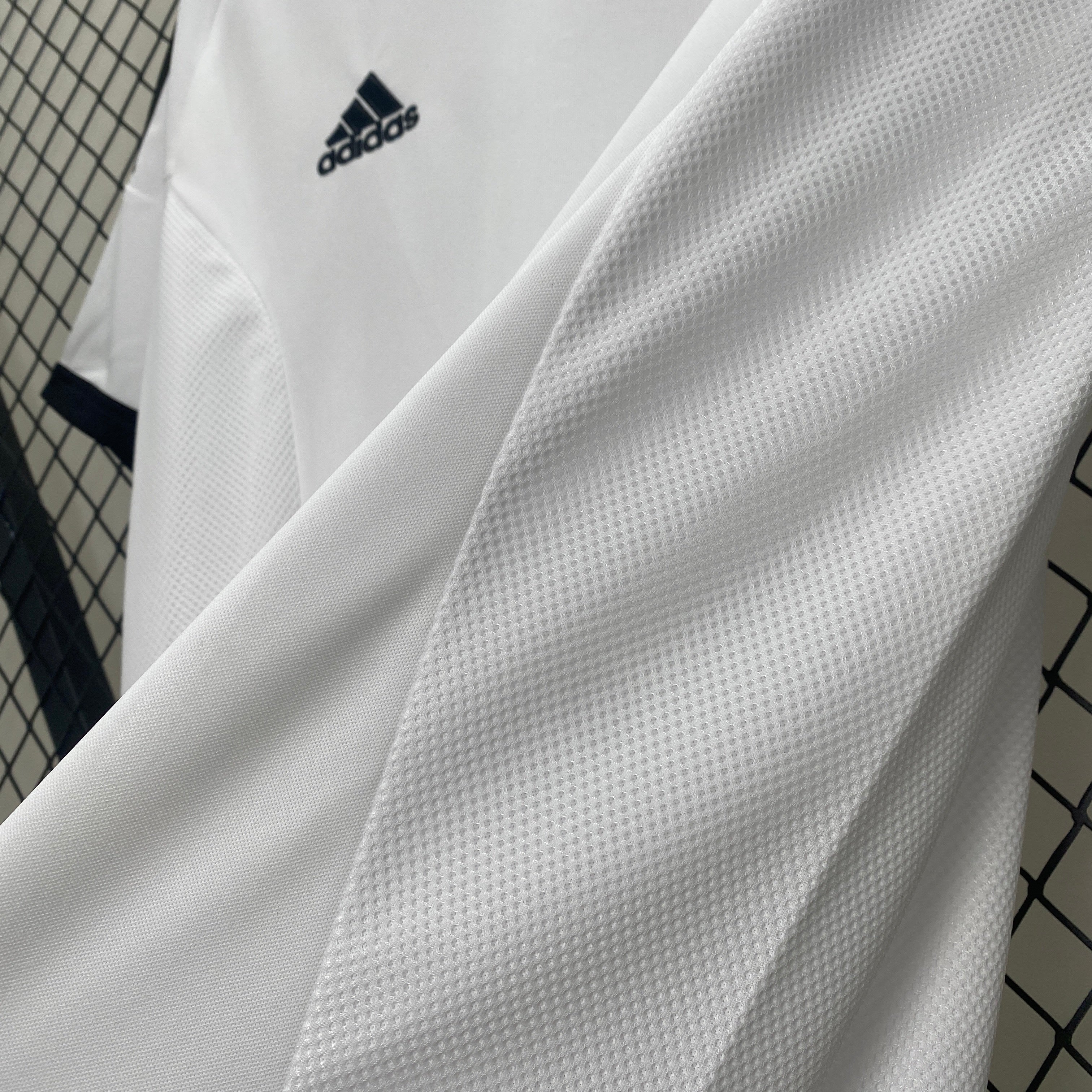 2000s Germany Retro Football Shirt | White Black Home