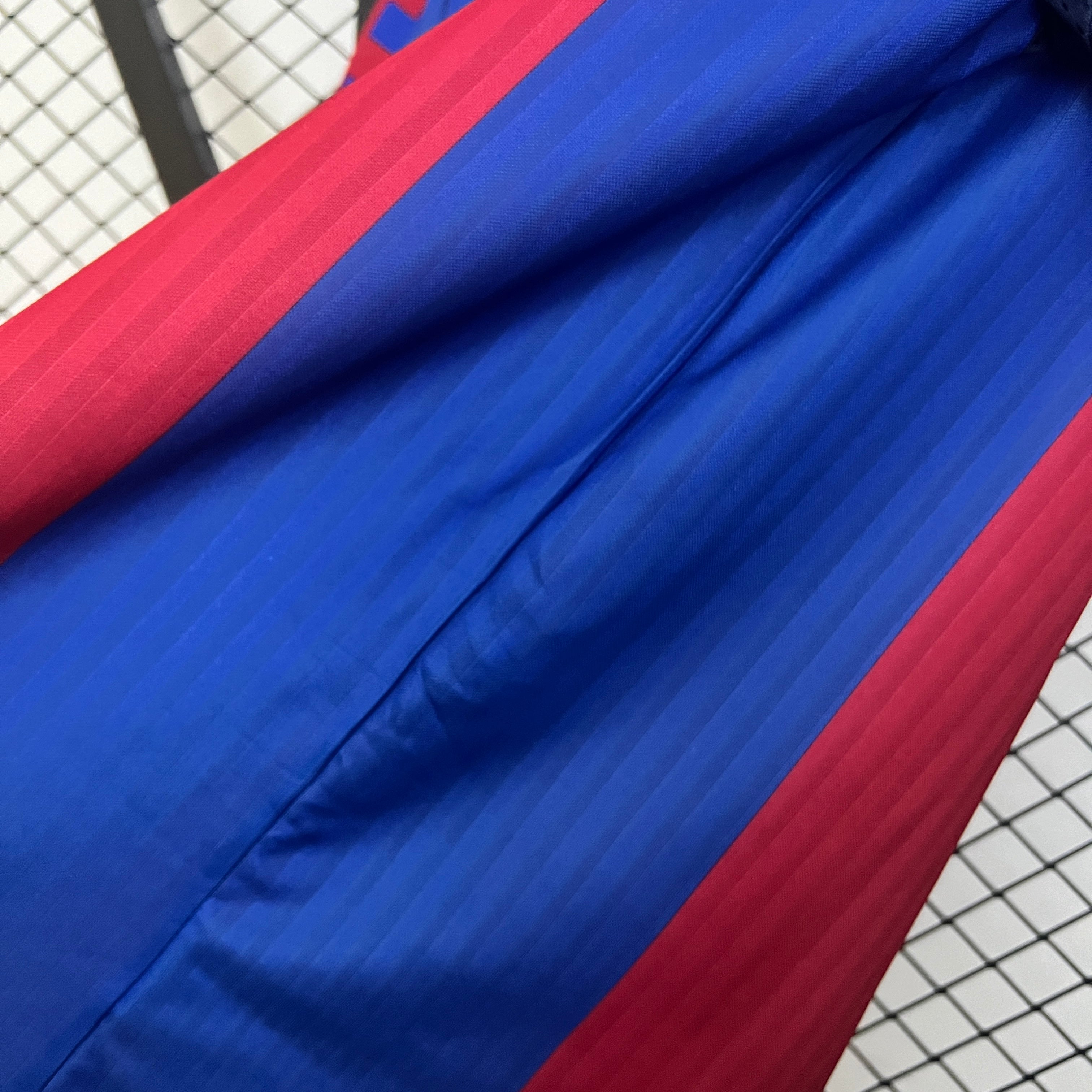 1990s Barcelona Retro Football Shirt | Blue Red Home