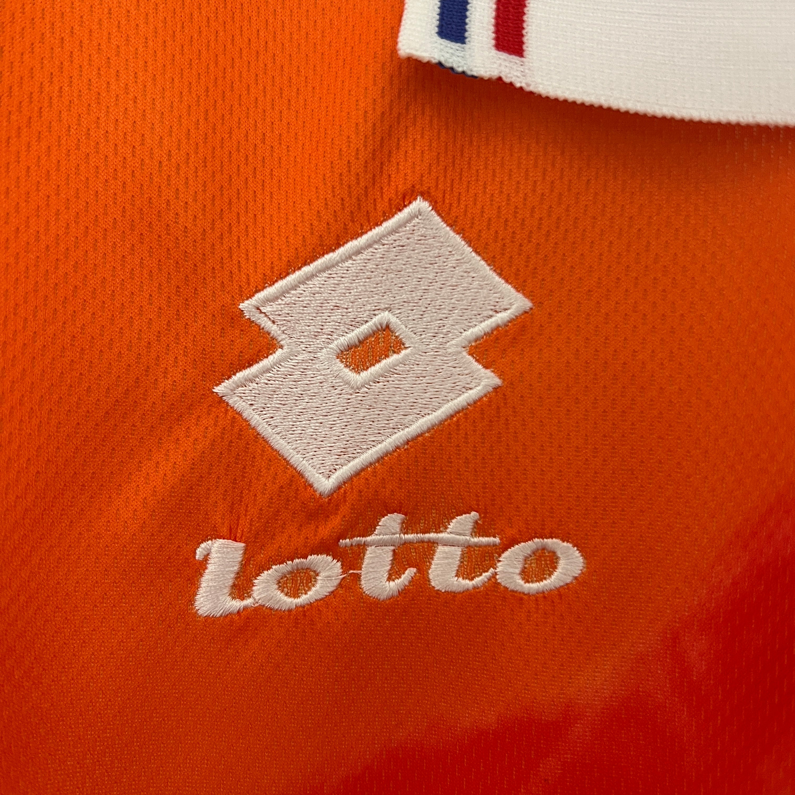 1990s Netherlands Retro Football Shirt | Orange White Home