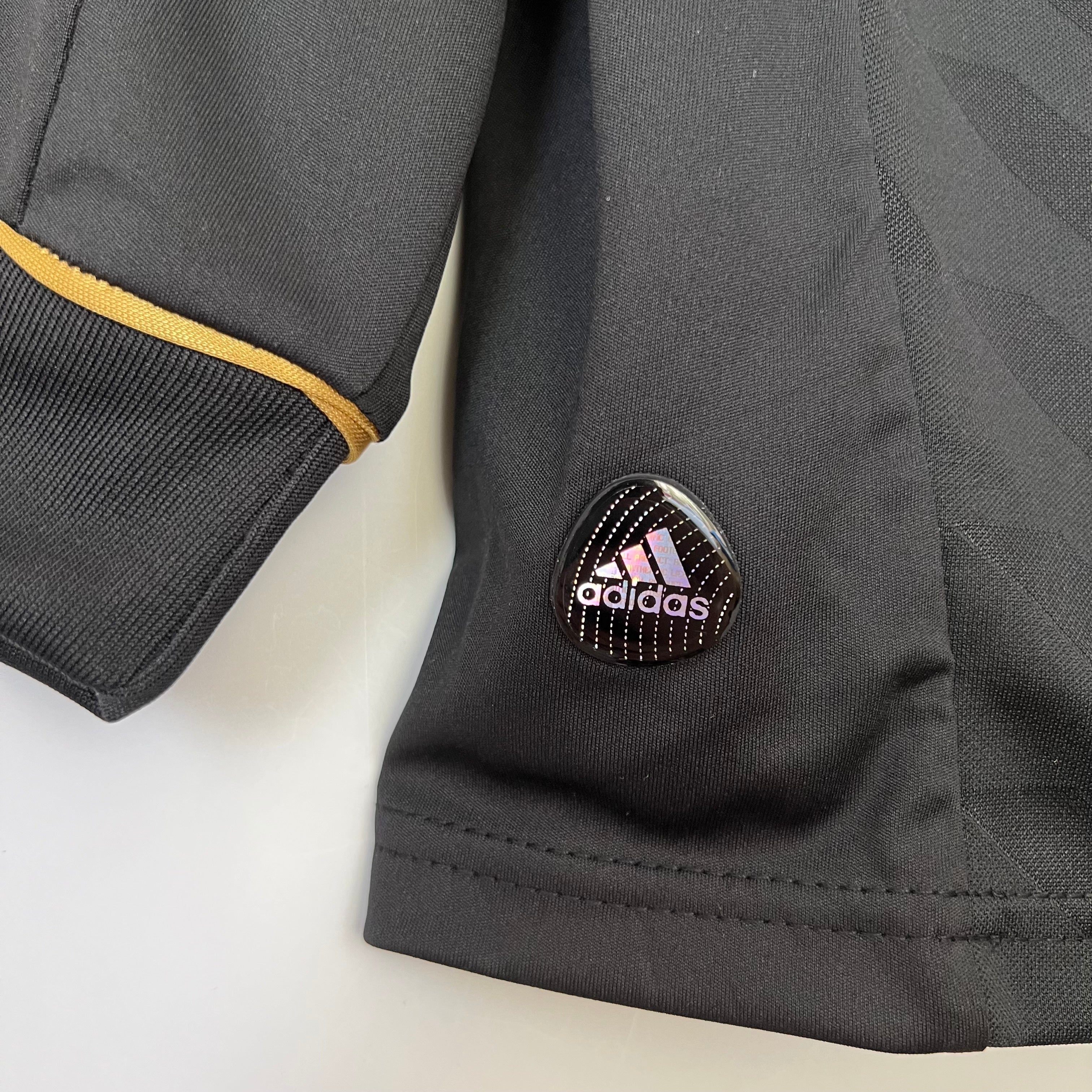 2000s Real Madrid Retro Football Shirt | Black Gold Home
