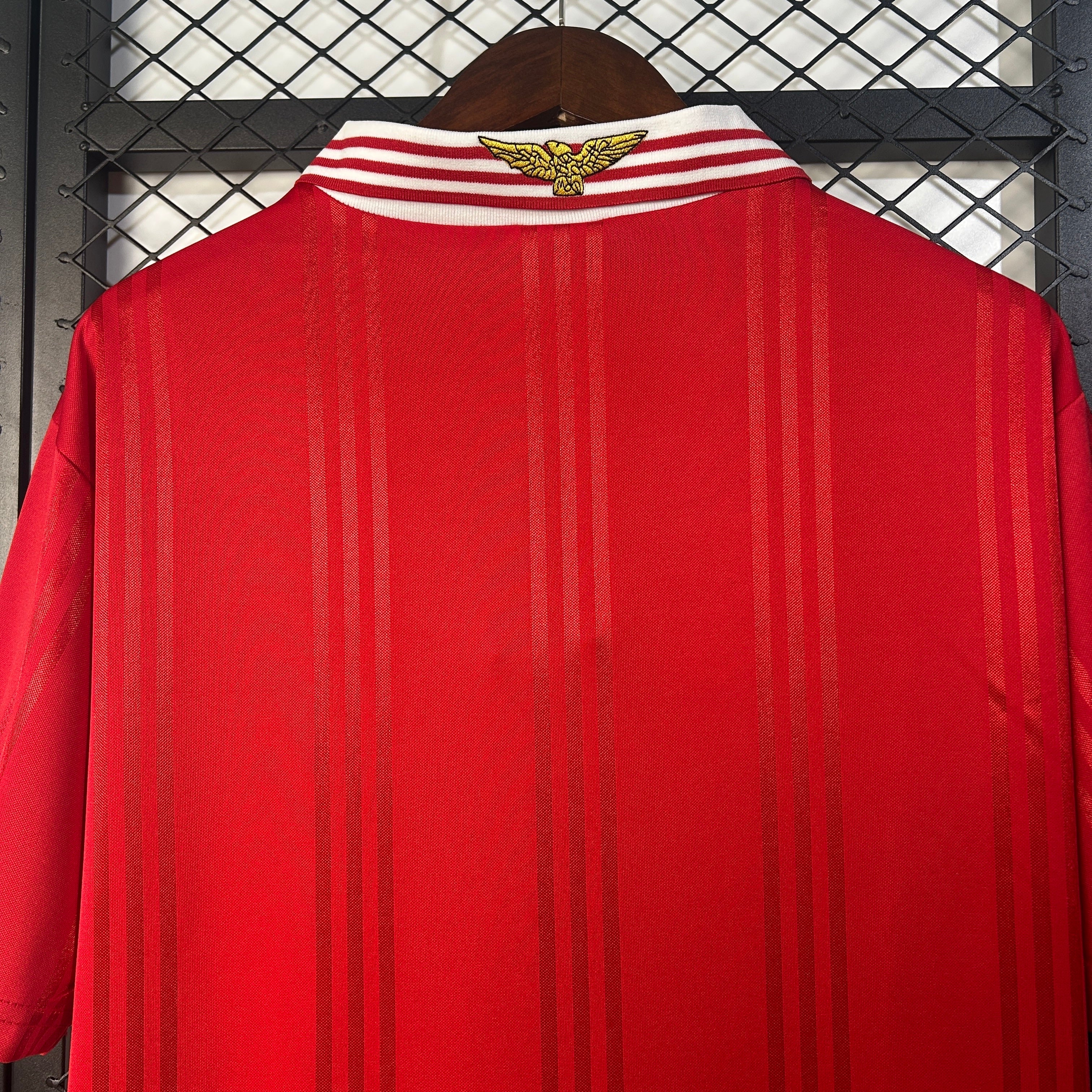 1990s Benfica Retro Football Shirt | Red White Home