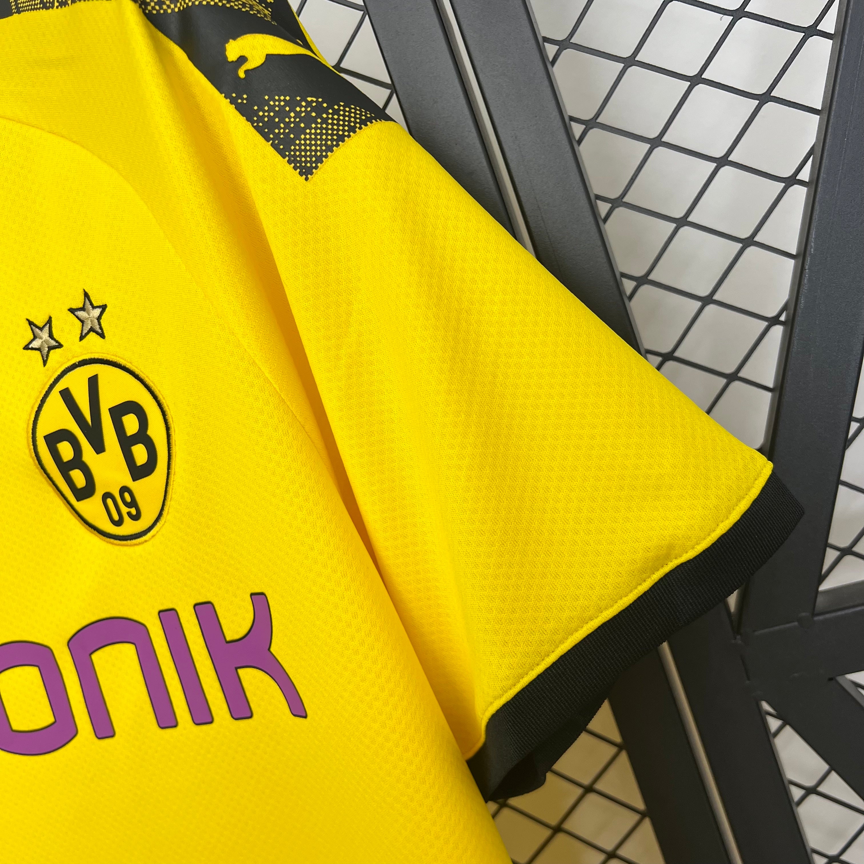 2020s Borussia Dortmund Retro Football Shirt | Yellow Black Home