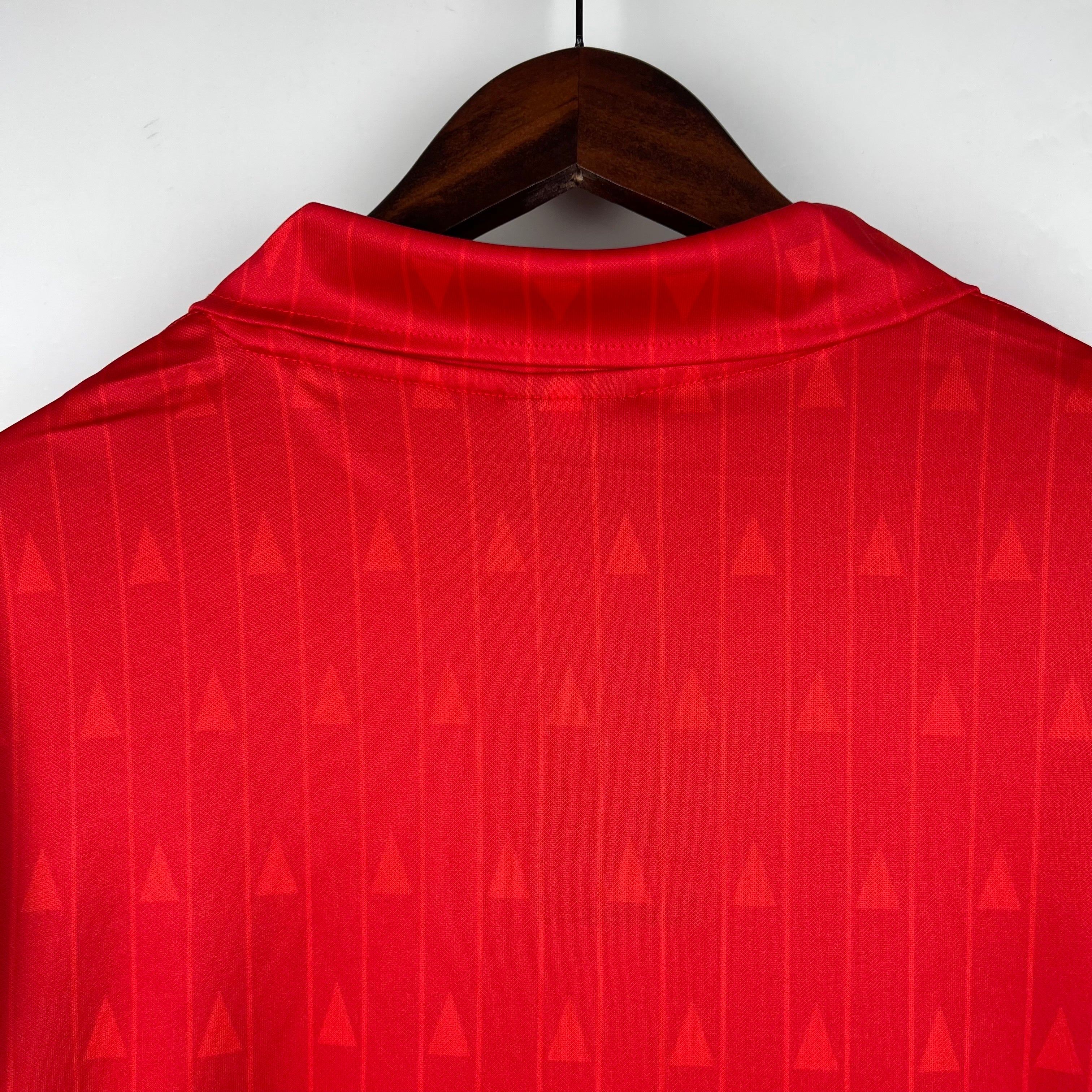 1990s Spain Retro Football Shirt | Red Yellow Home