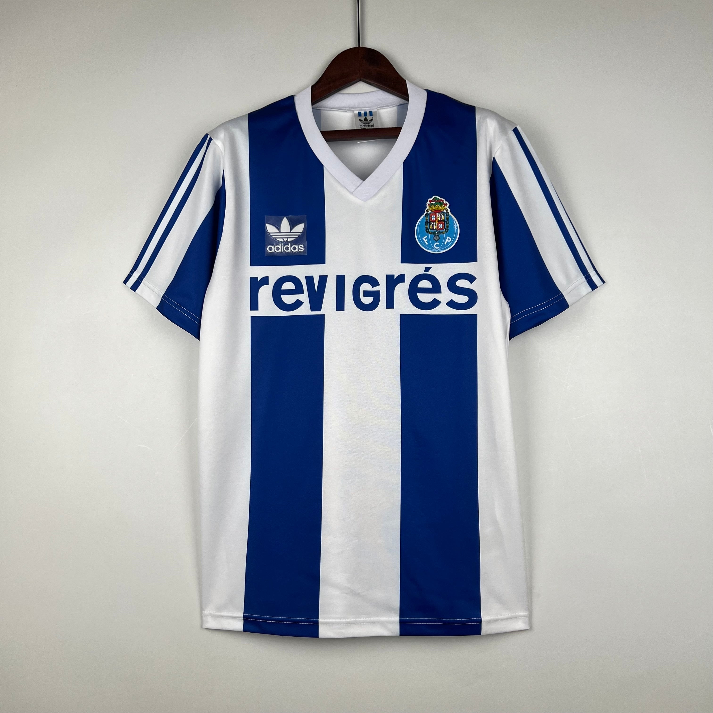 1990s Porto Retro Football Shirt | Blue White Home