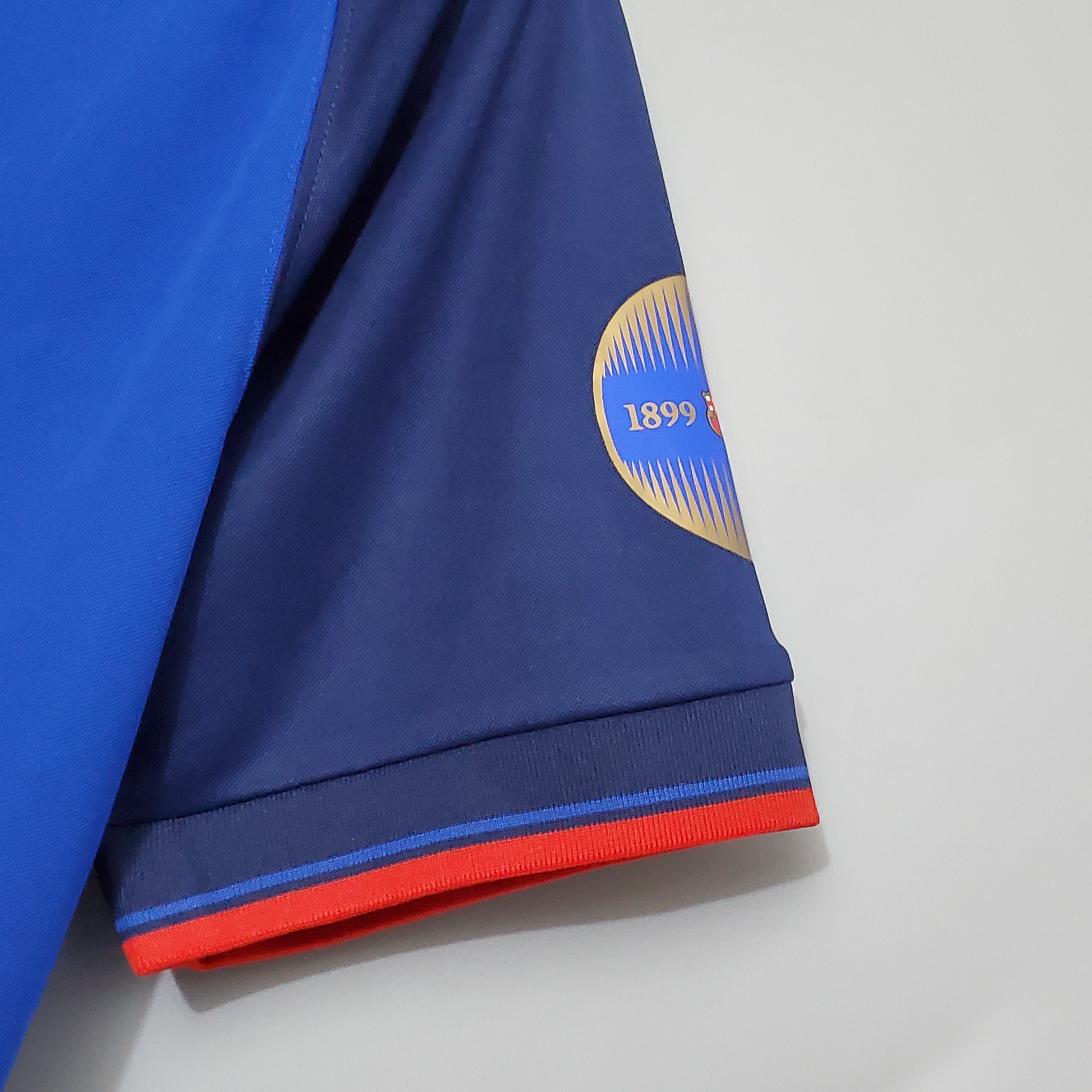 1990s Barcelona Retro Football Shirt | Red Blue Home