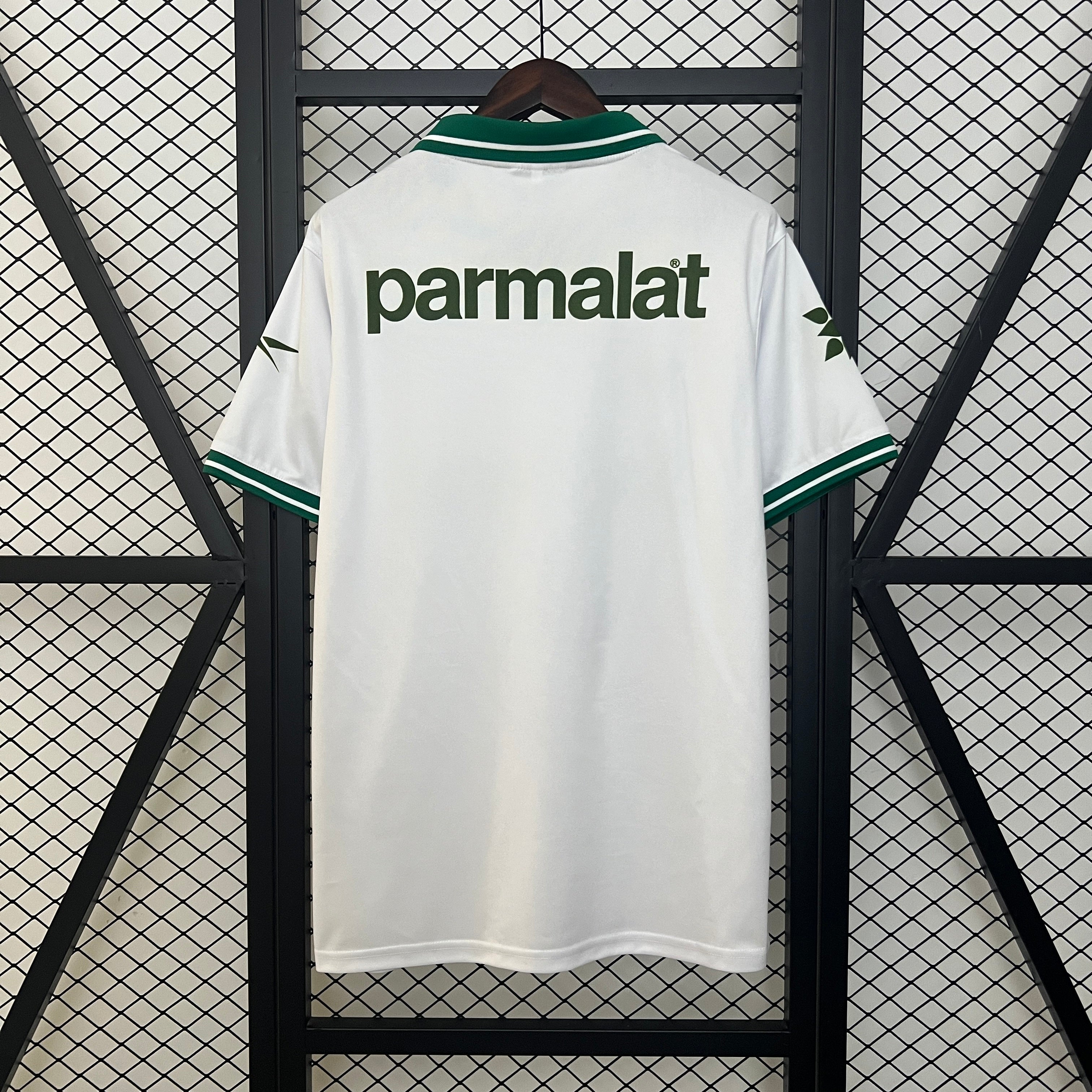 1990s Palmeiras Retro Football Shirt | White Green Home