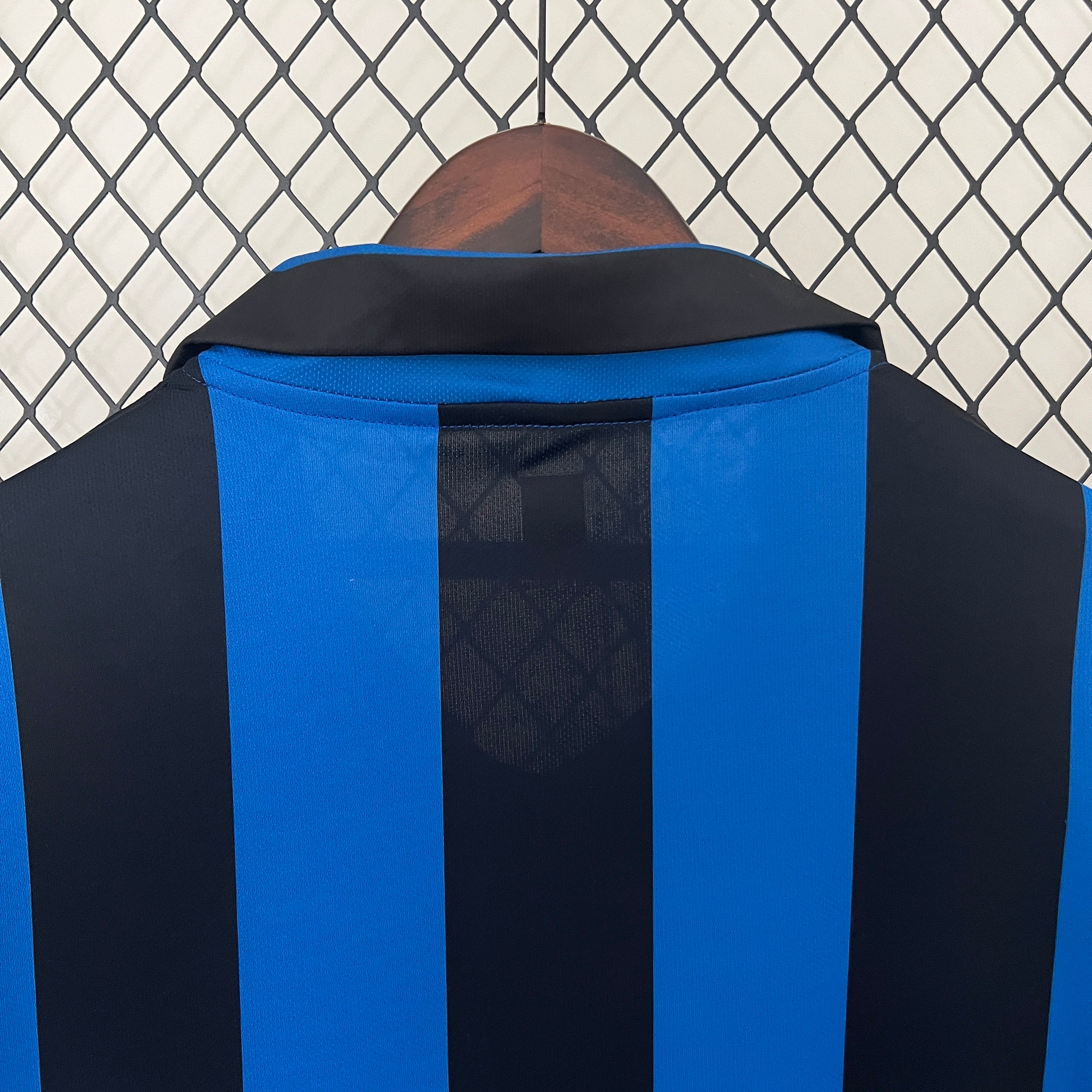 1980s Inter Milan Retro Football Shirt | Blue Black Home