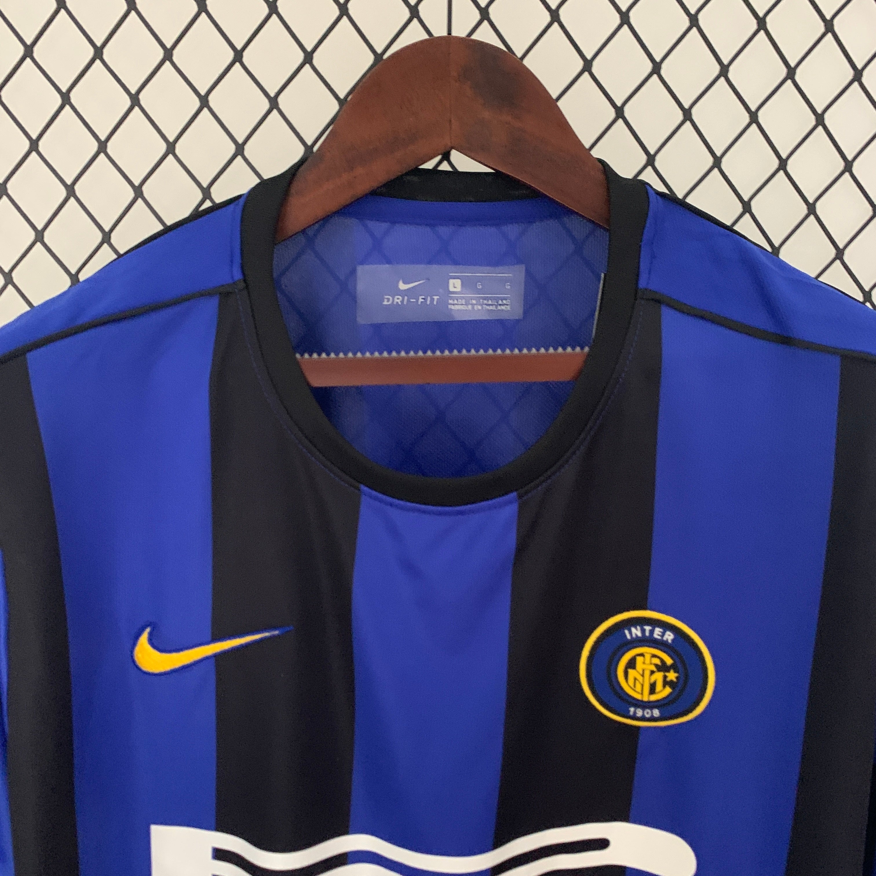 1990s Inter Milan Retro Football Shirt | Blue Black Home