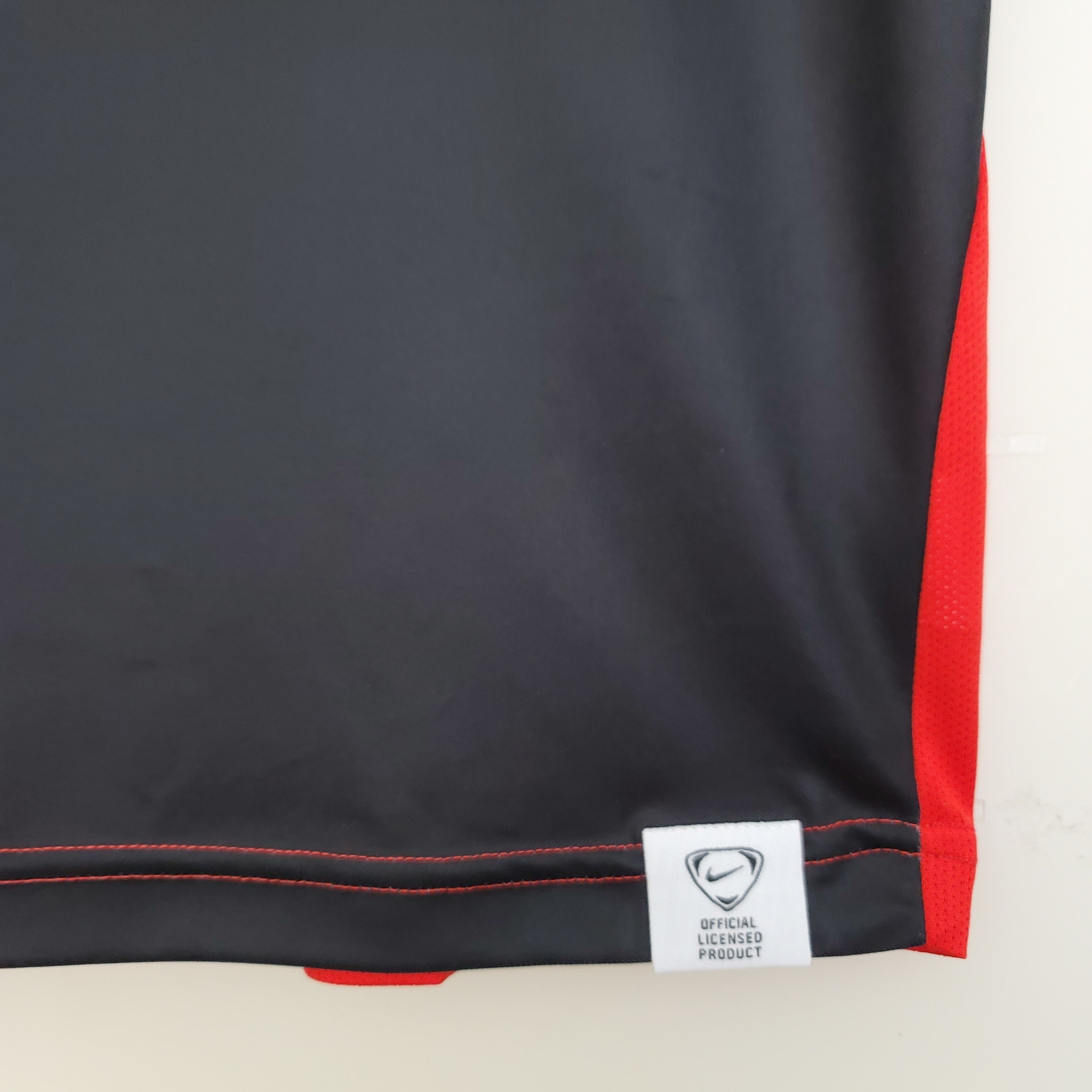2000s Flamengo Retro Football Shirt | Red Black Home