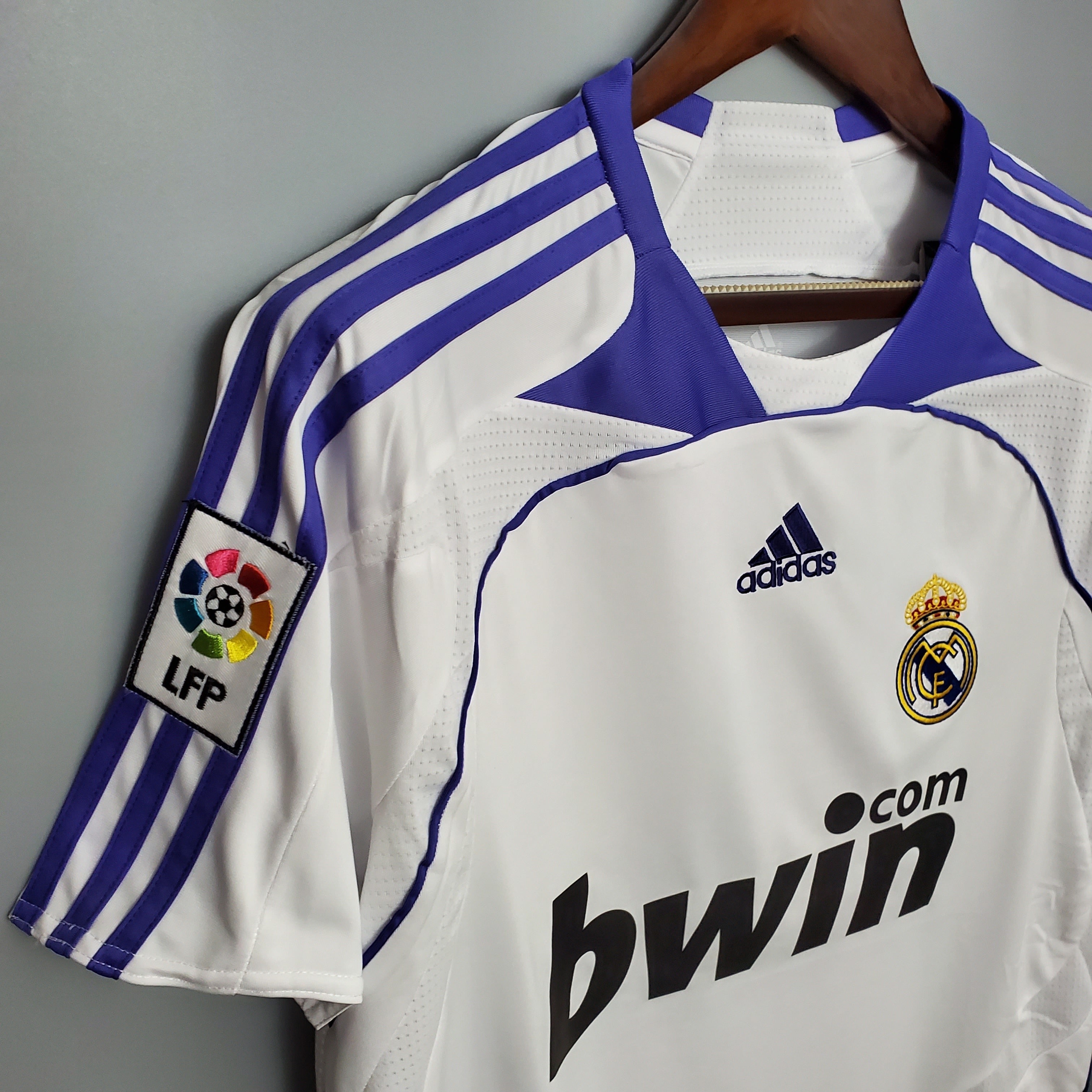 2010s Real Madrid Retro Football Shirt | White Purple Home