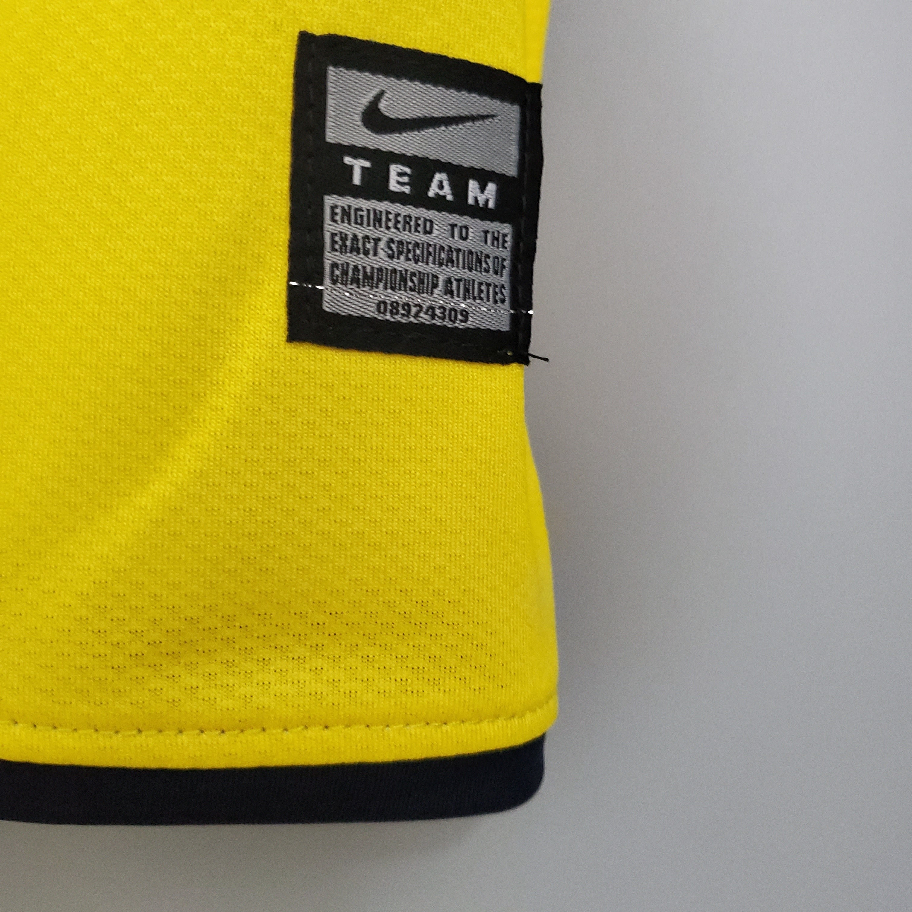 2010s Barcelona Retro Football Shirt | Yellow Black Home