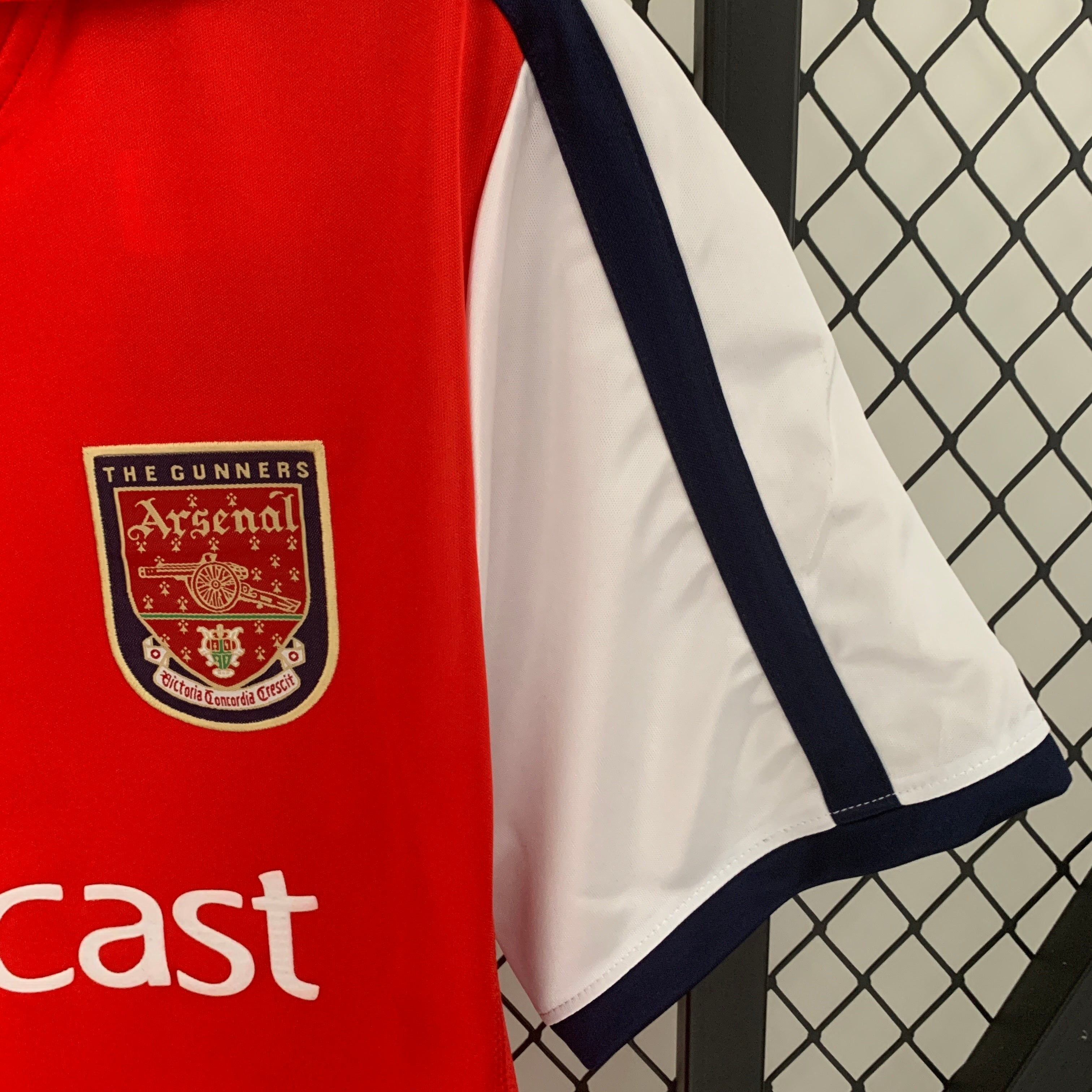 1990s Arsenal Retro Football Shirt | Red White Home