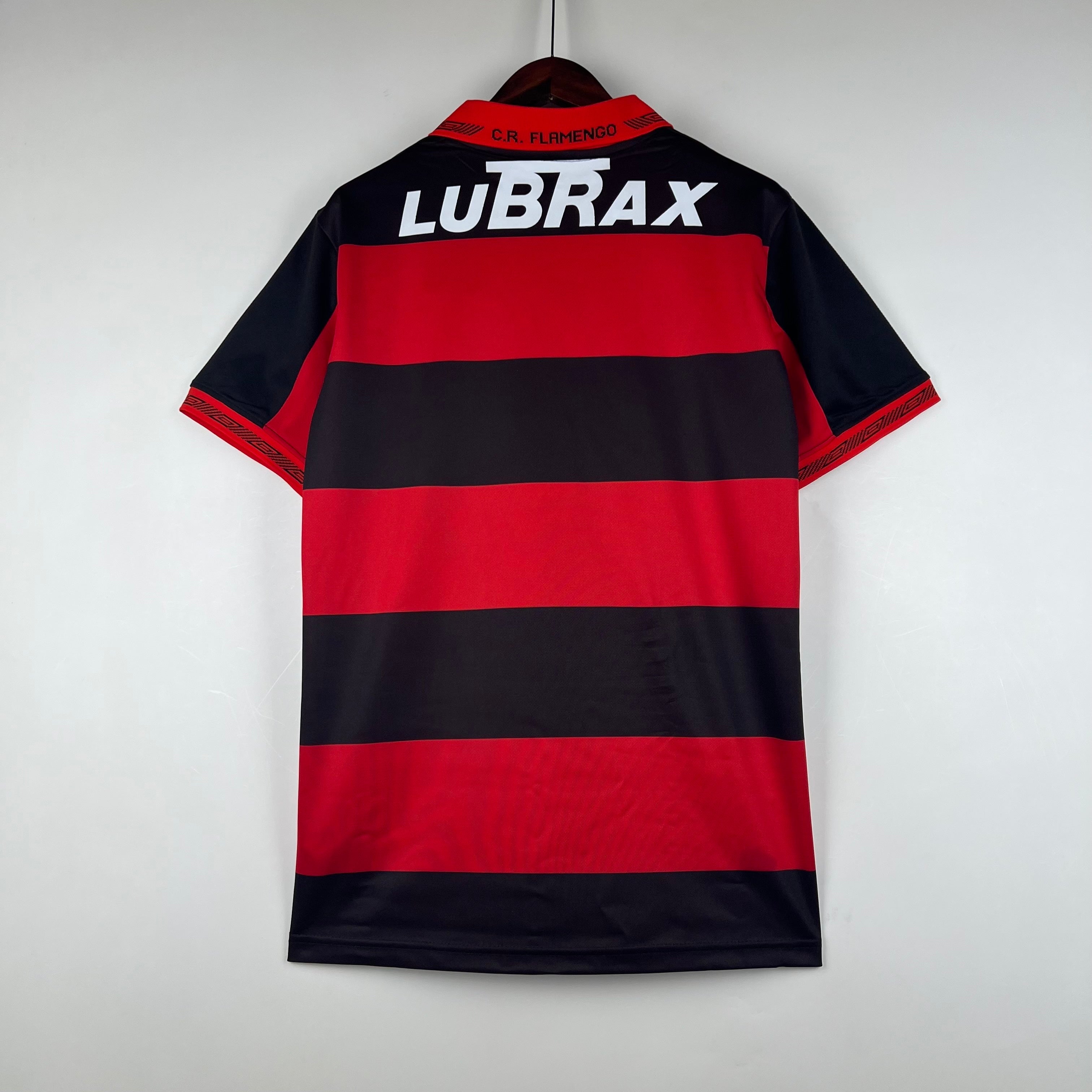 1980s Flamengo Retro Football Shirt | Red Black Home