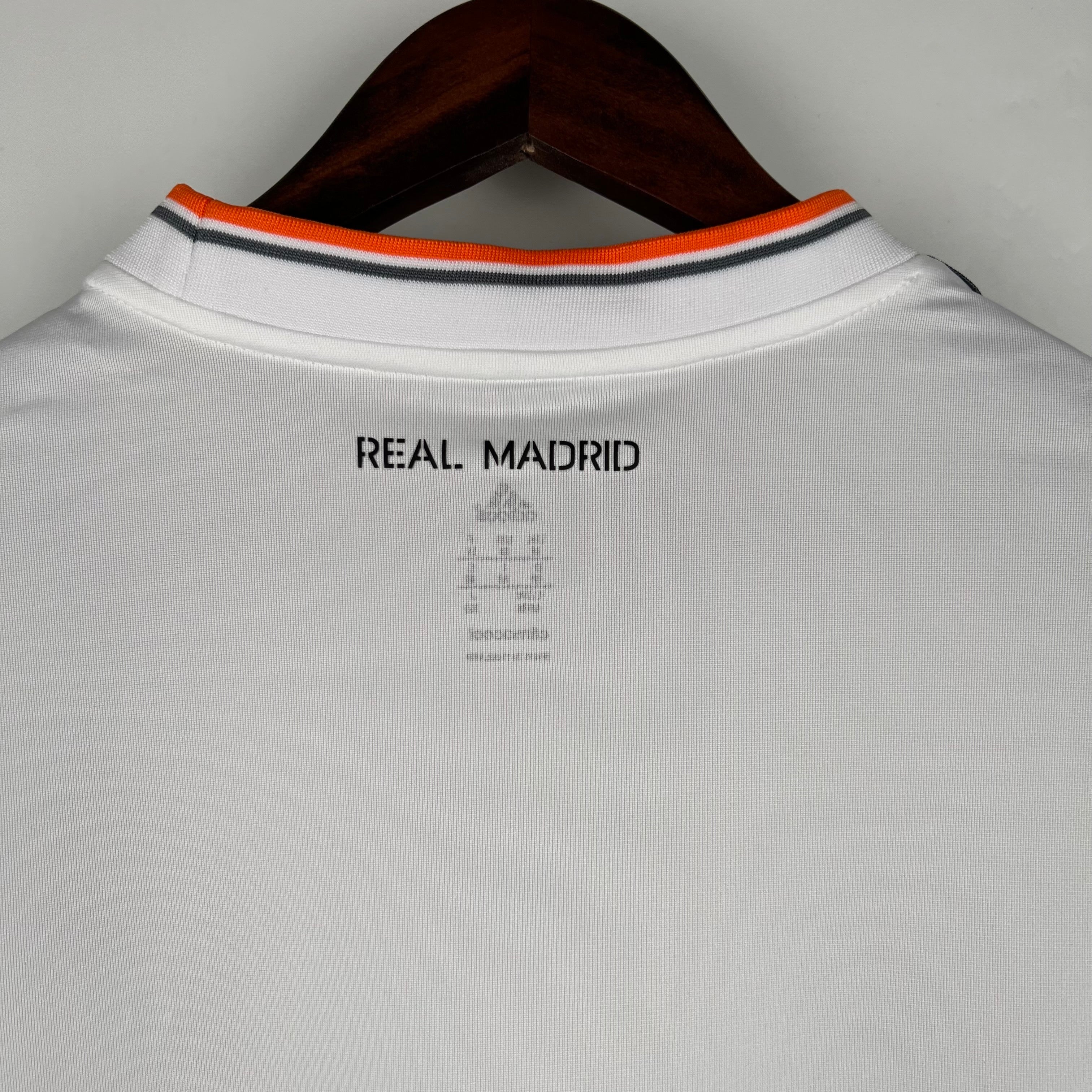2010s Real Madrid Retro Football Shirt | White Orange Home