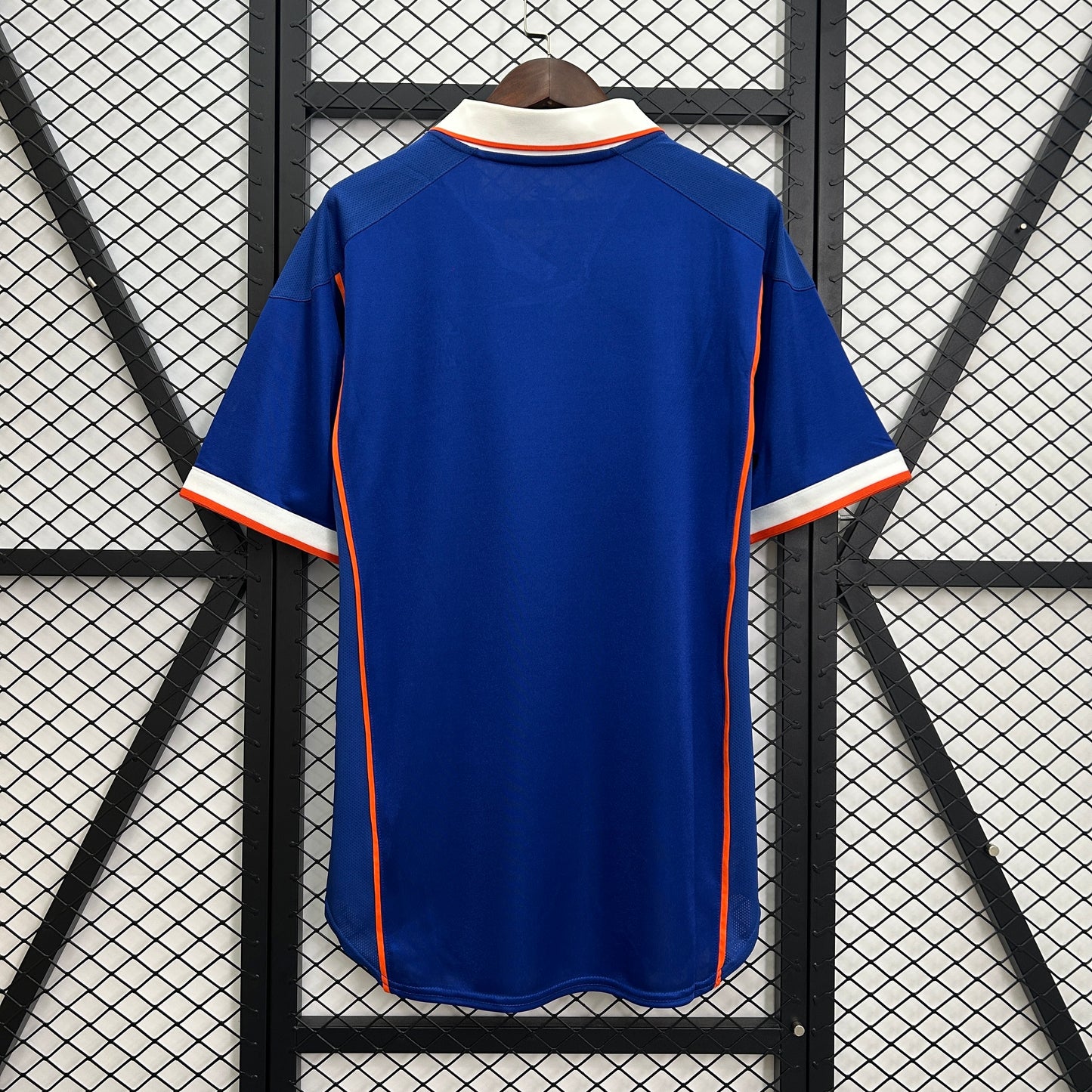 1990s Netherlands Retro Football Shirt | Blue Orange Home