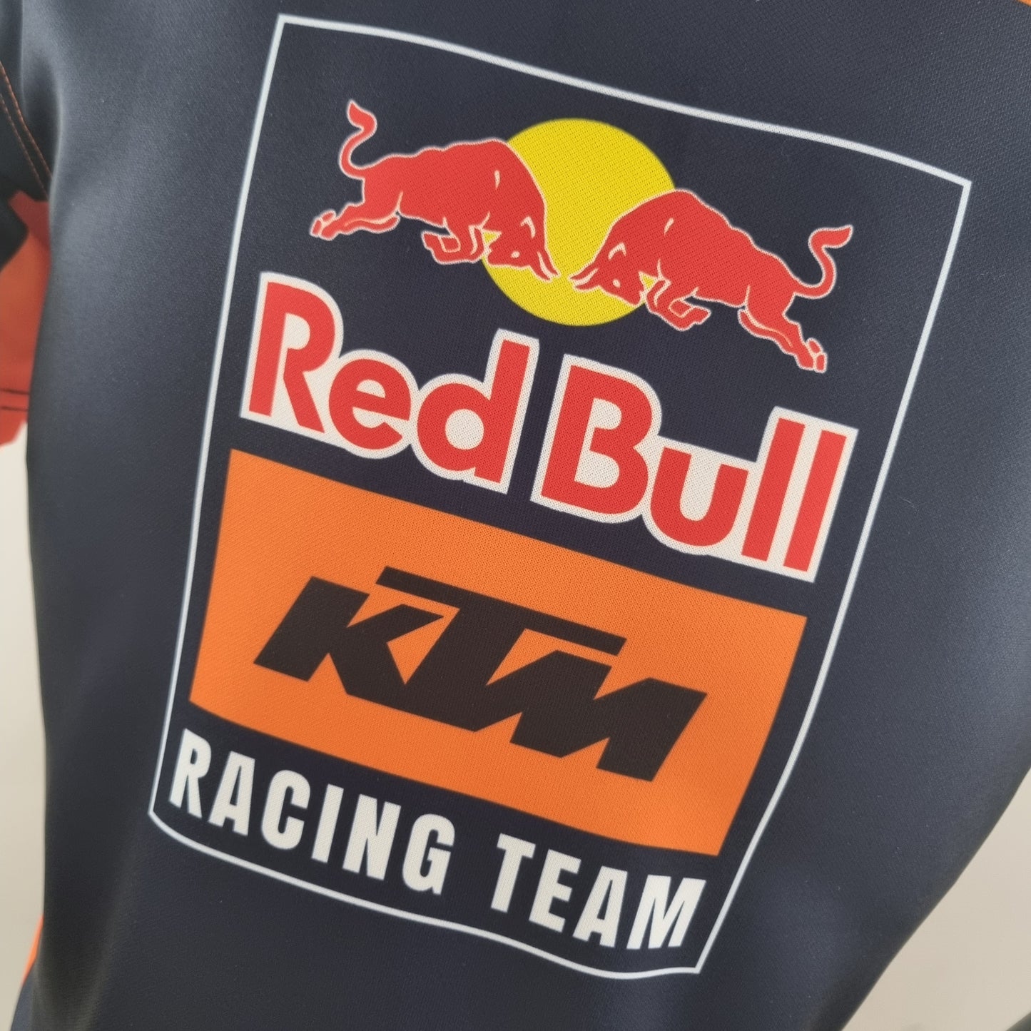 Red Bull KTM Racing Team 2023 Polo – Player Fit | Navy Orange