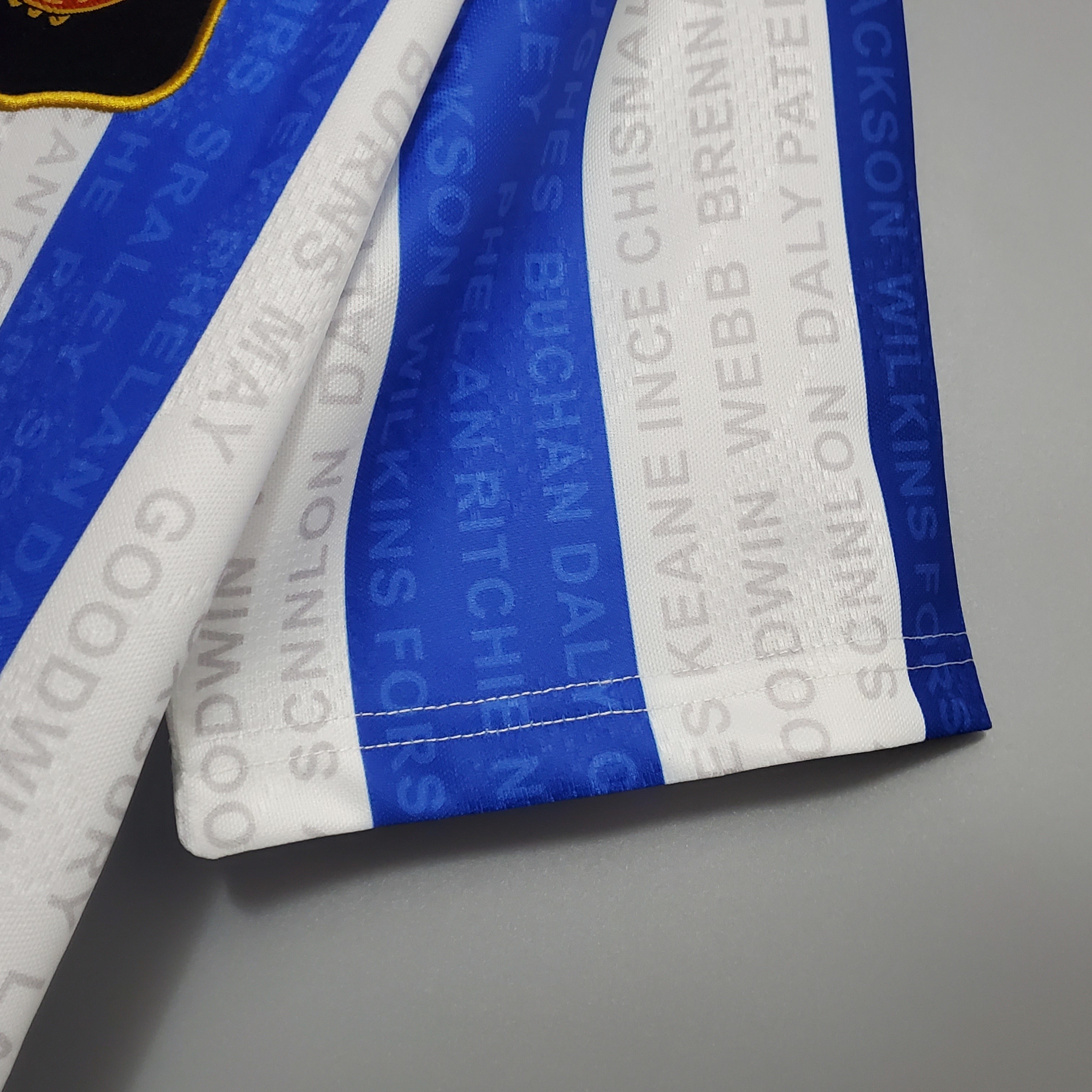 1990s Everton Retro Football Shirt | Blue White Home
