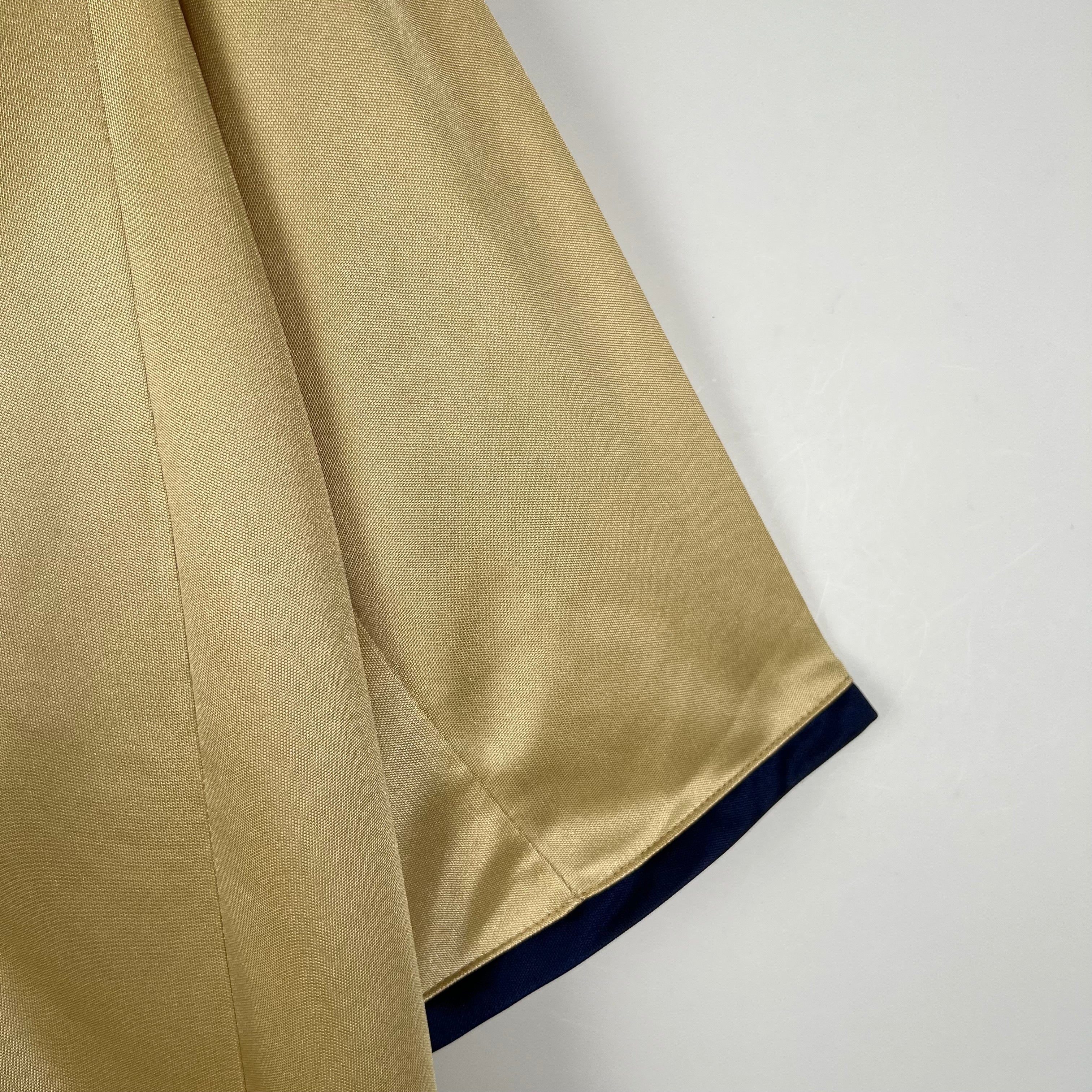 1990s Barcelona Retro Football Shirt | Gold Navy Home