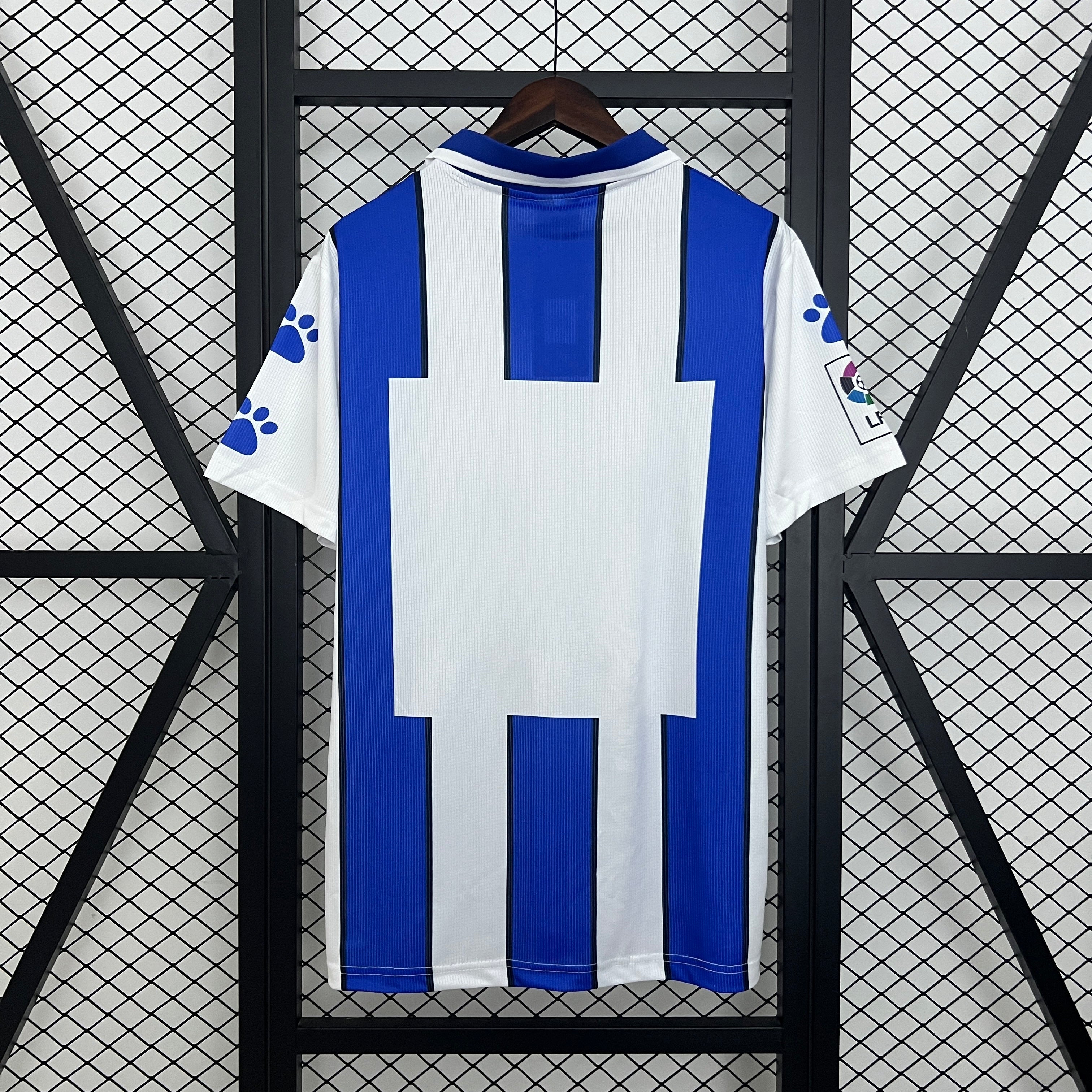 1990s Malaga Retro Football Shirt | Blue White Home