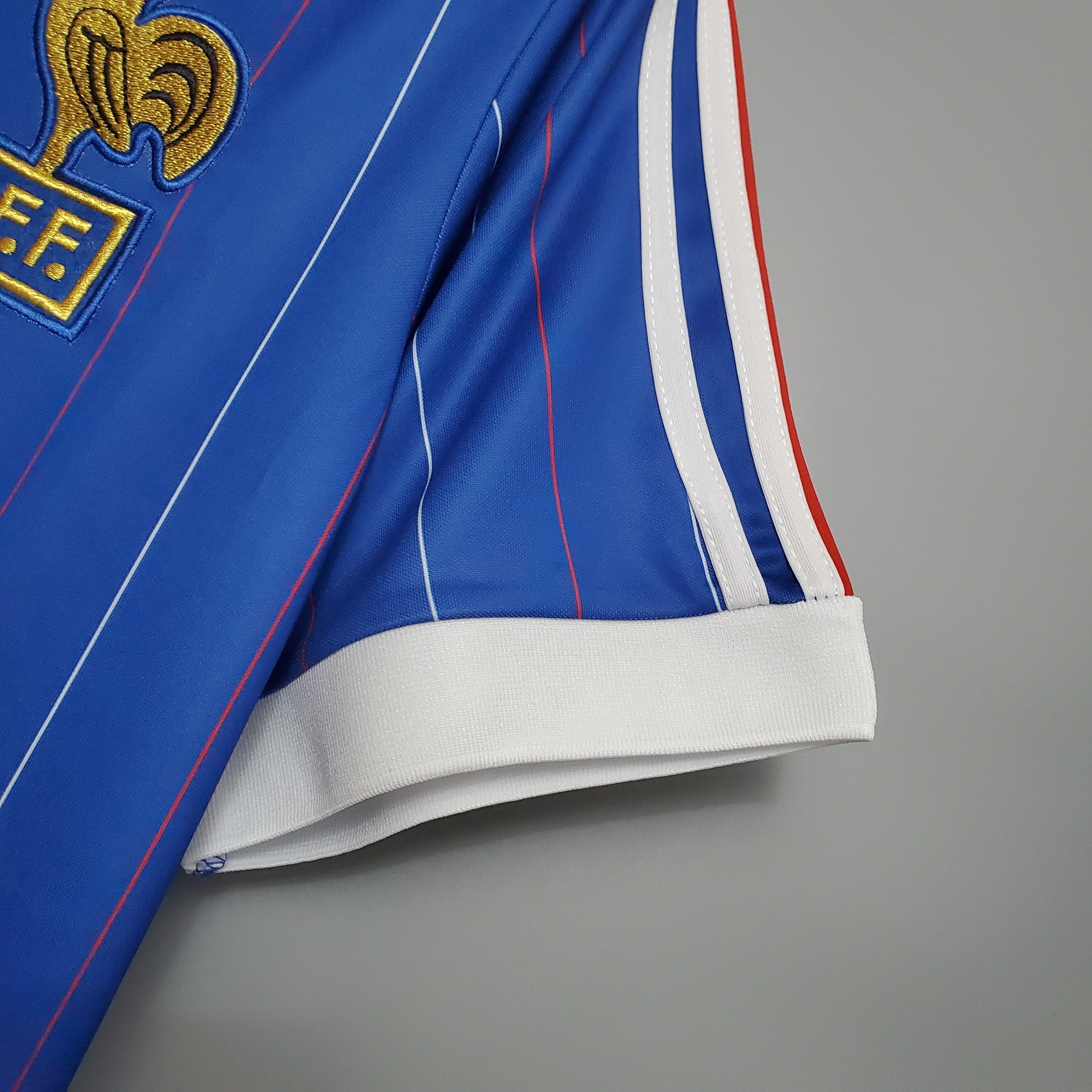 1980s France Retro Football Shirt | Blue White Home