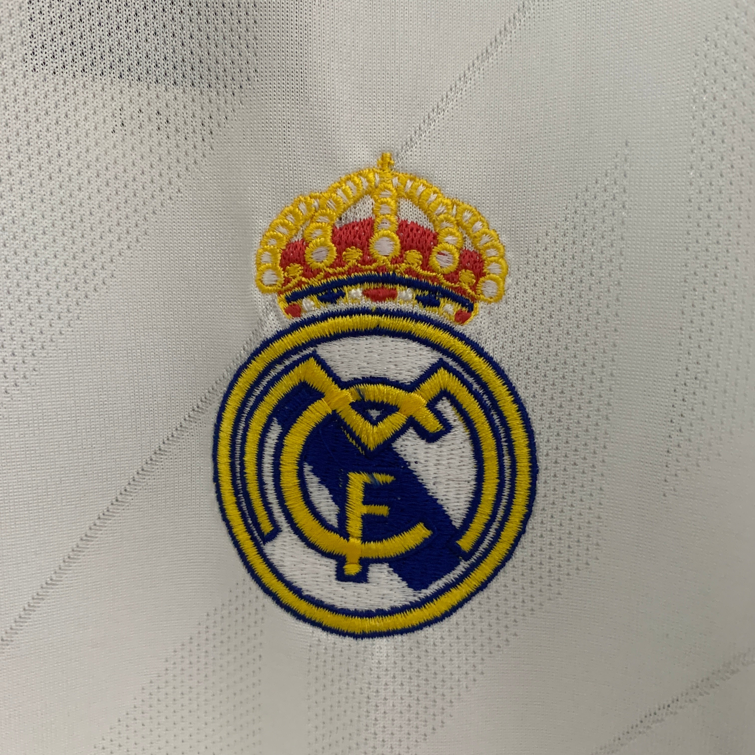 2010s Real Madrid Retro Football Shirt | White Teal Home