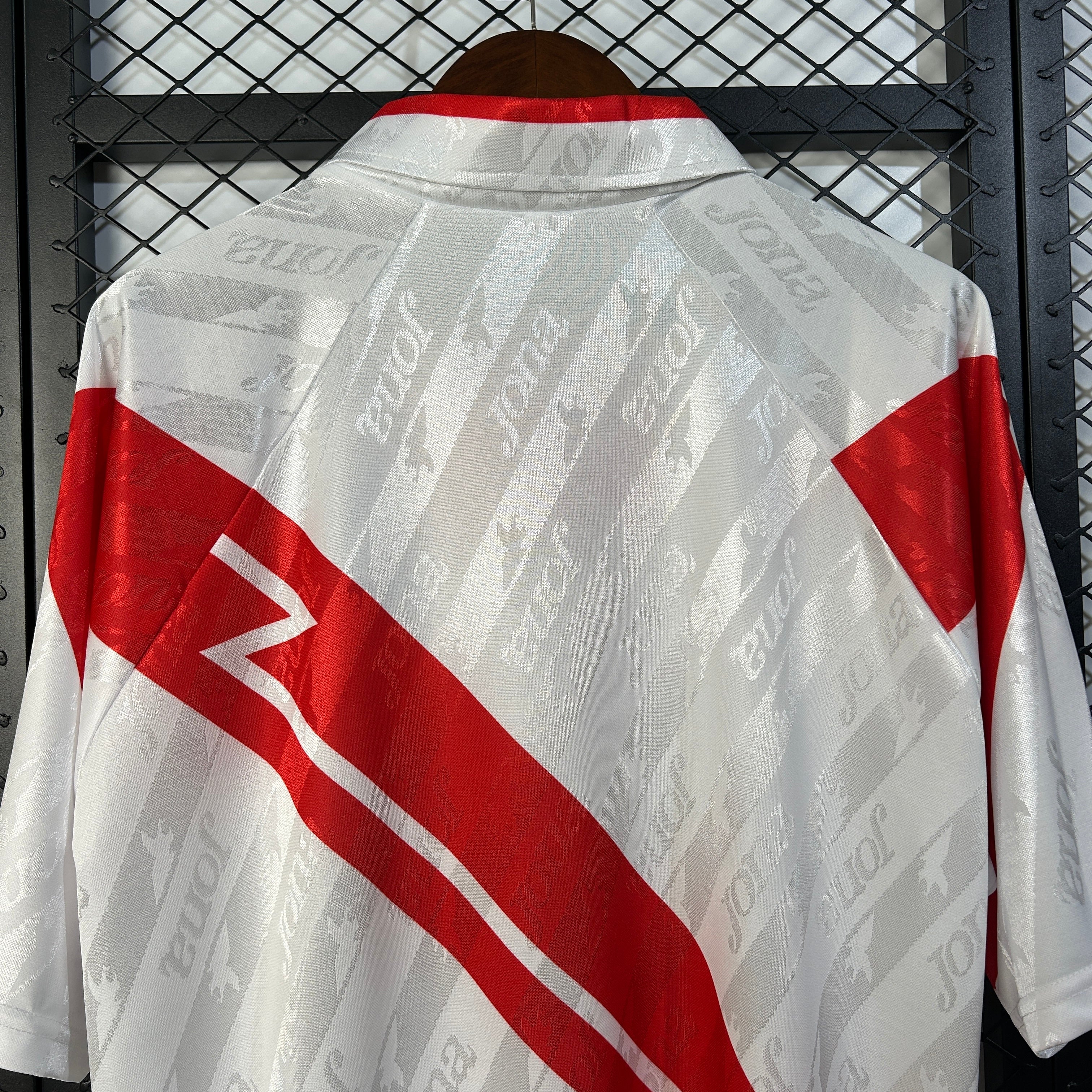 1990s Rayo Vallecano Retro Football Shirt | White Red Home