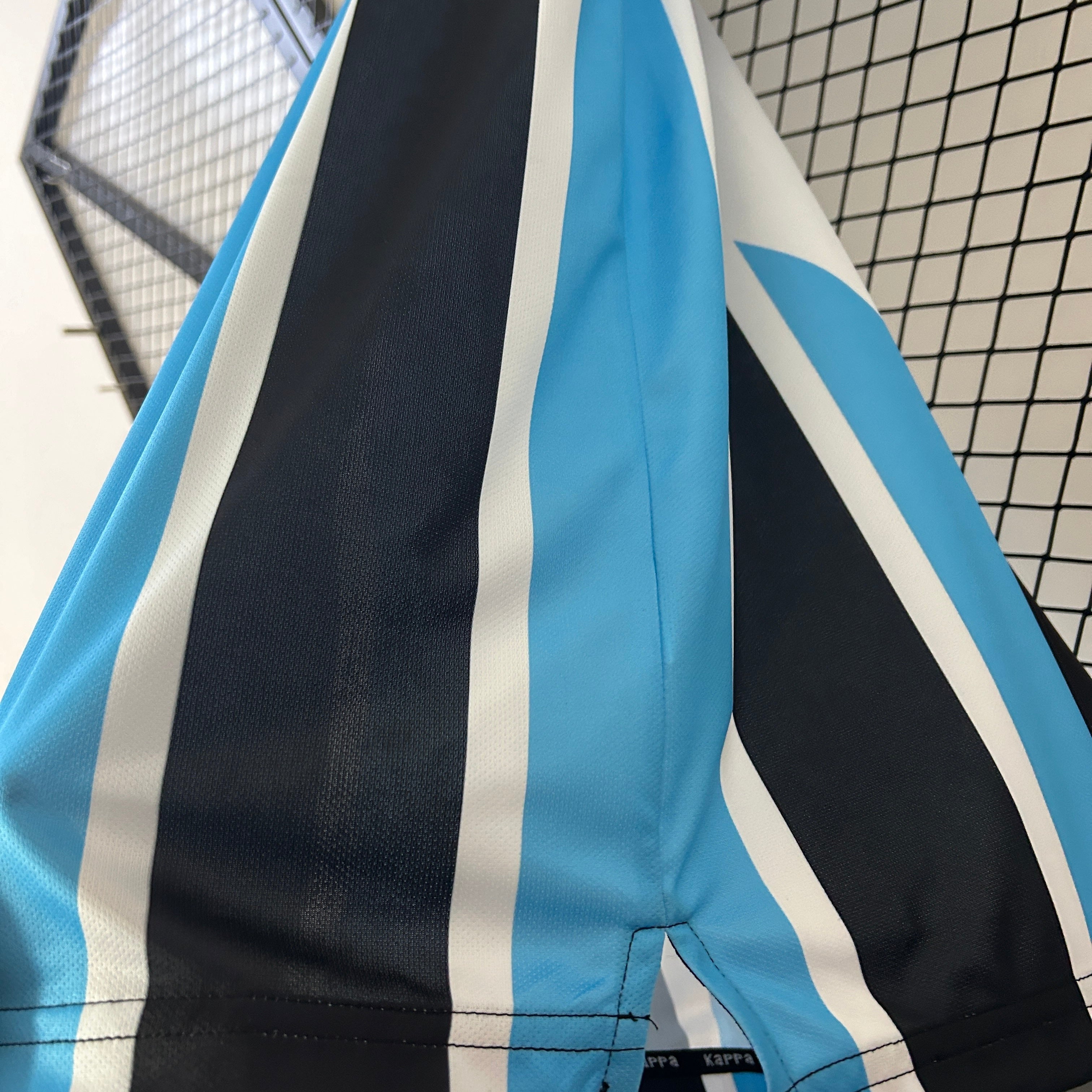 1990s Gremio Retro Football Shirt | Blue Black Home