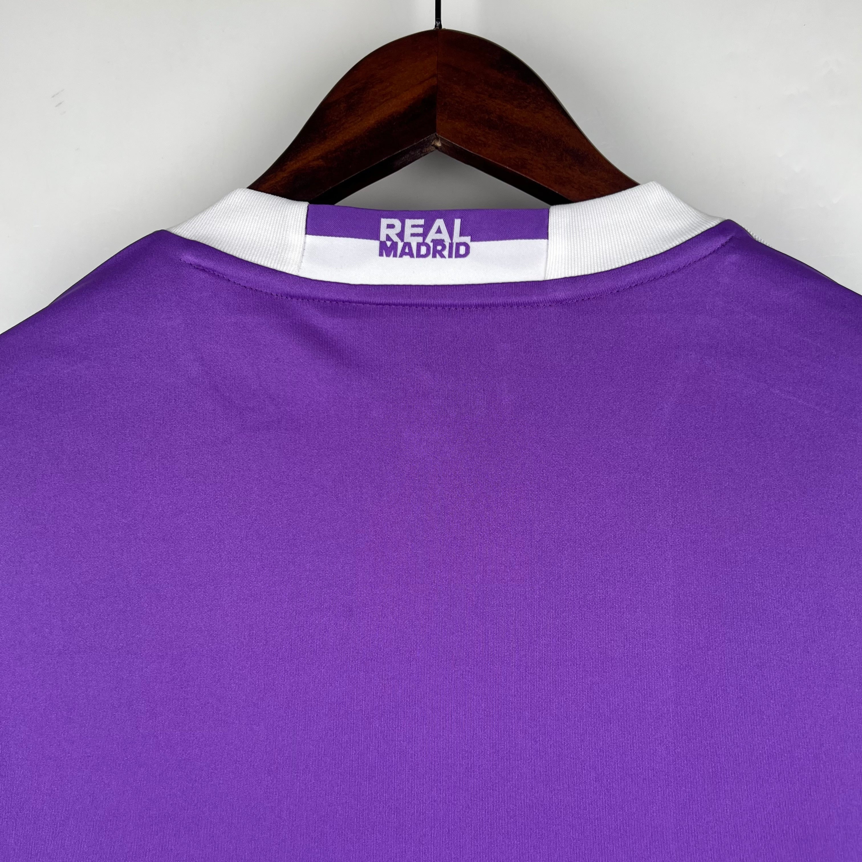 2010s Real Madrid Retro Football Shirt | Purple White Home