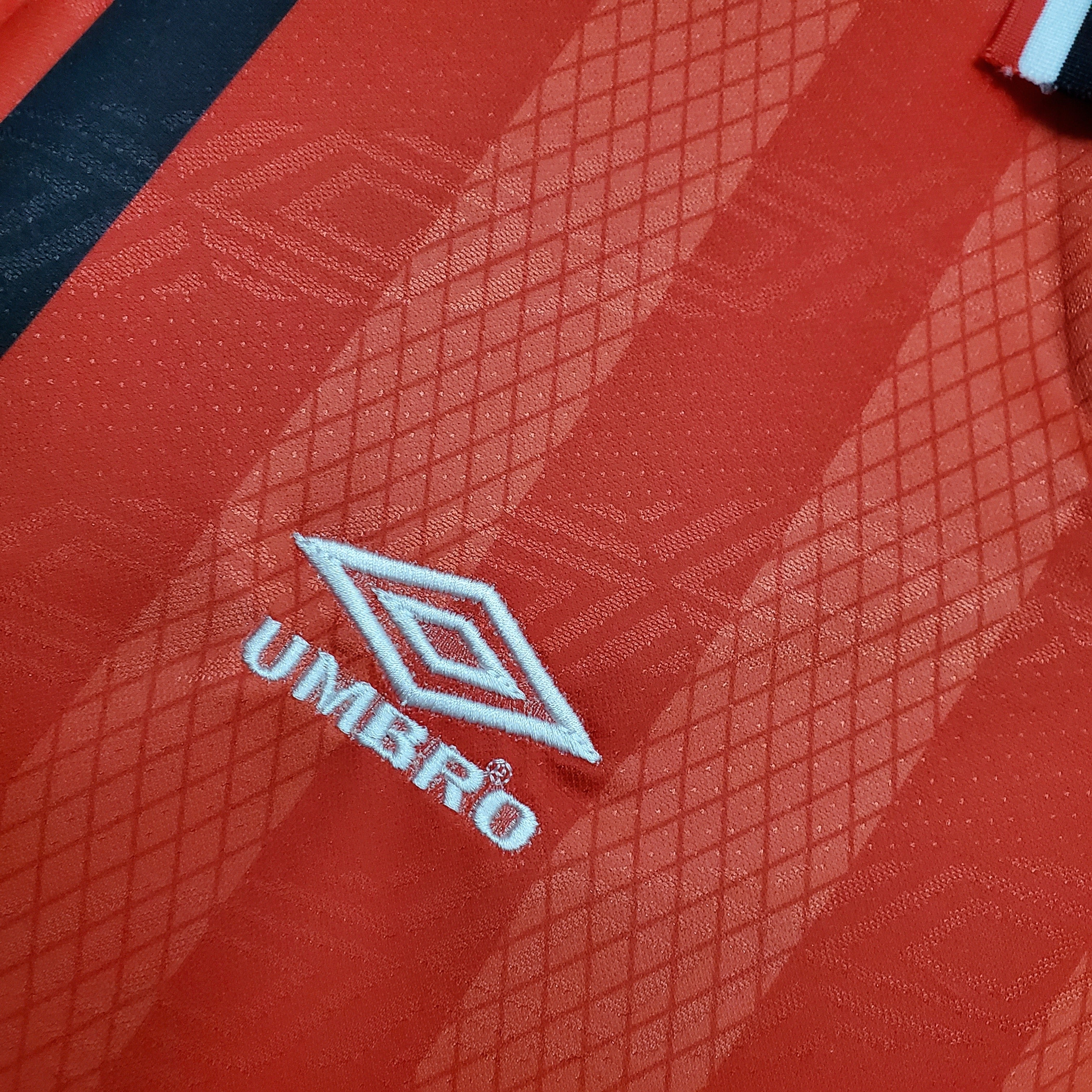 1990s Nottingham Forest Retro Football Shirt | Red Black Home