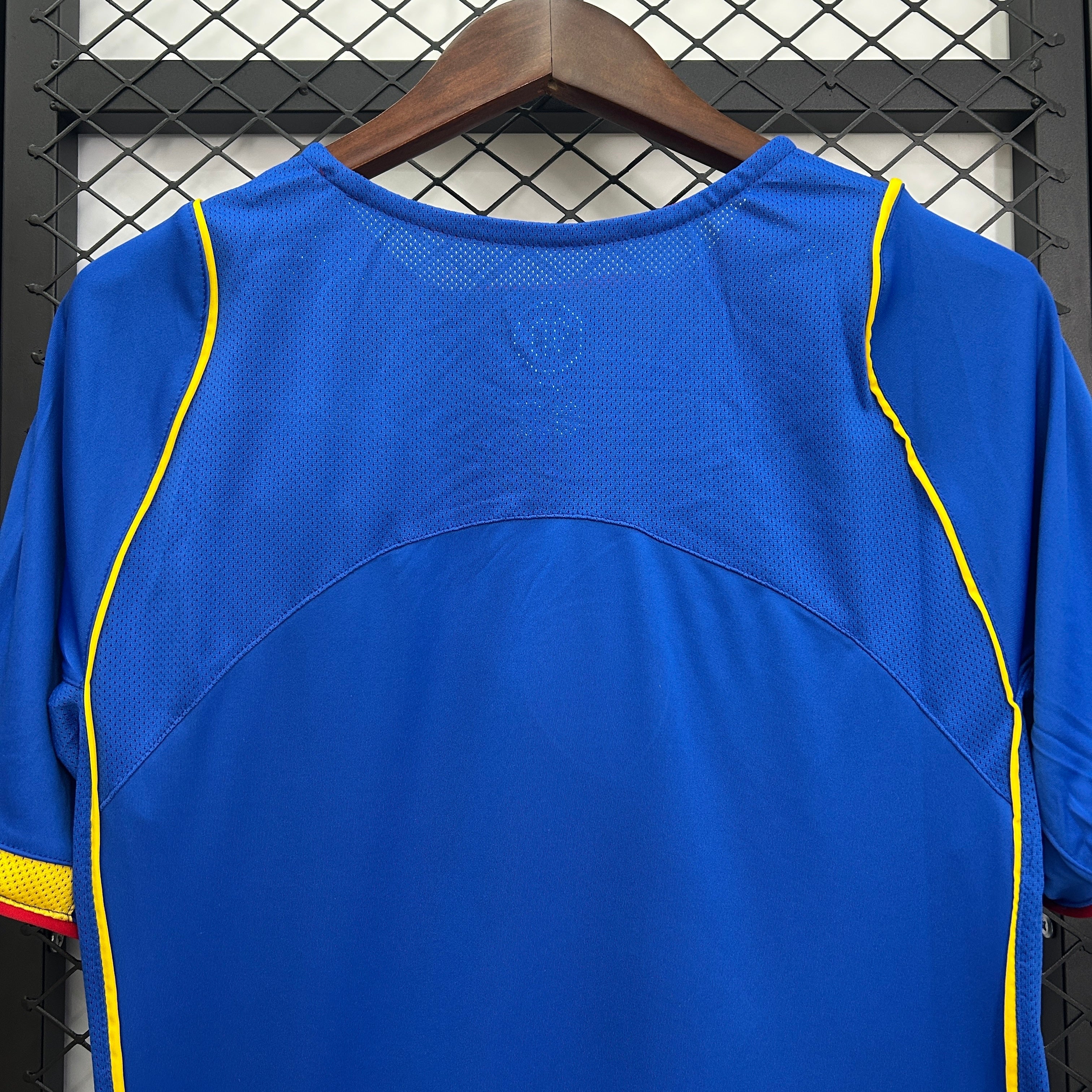 2000s Arsenal Retro Football Shirt | Blue Yellow Home