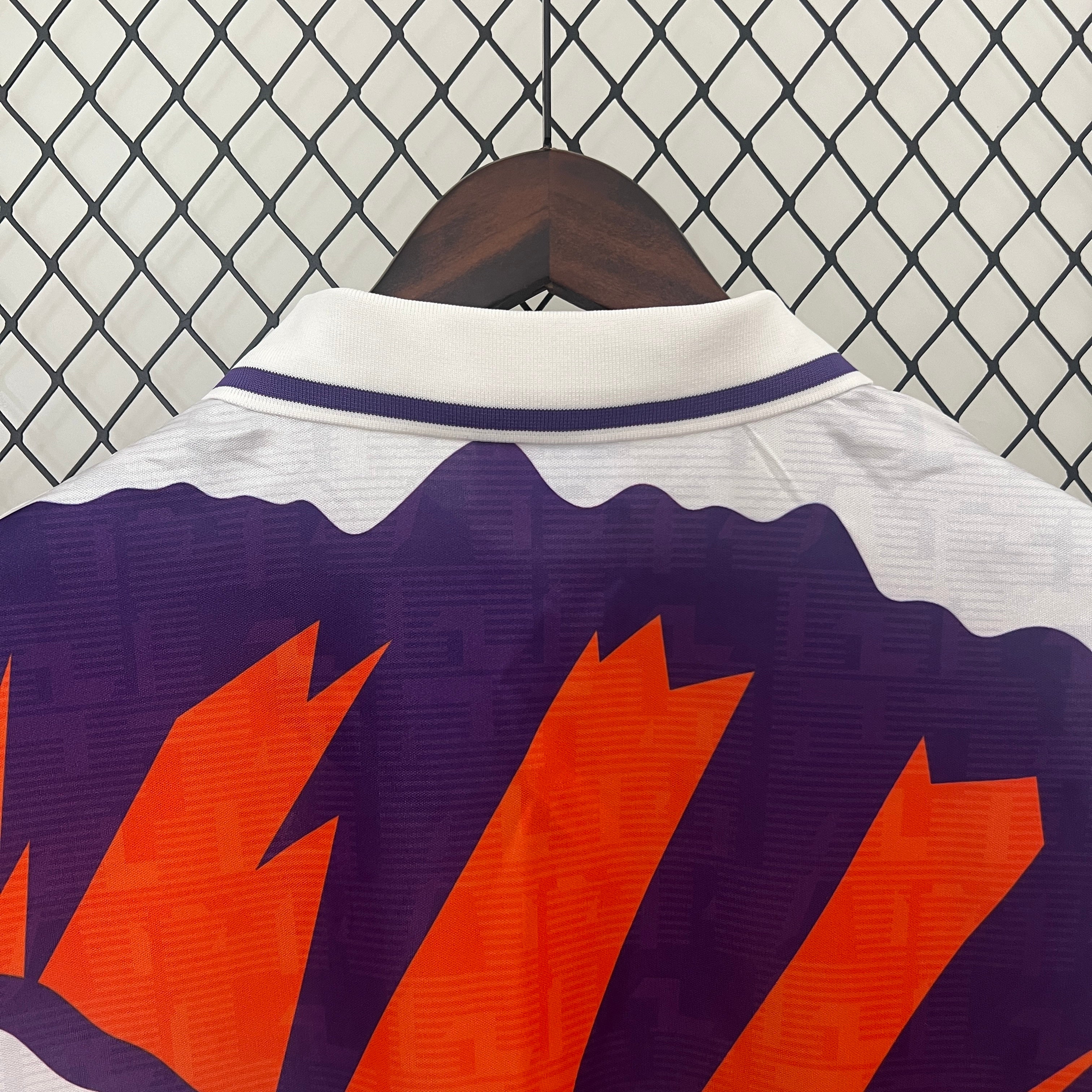 1990s Scotland Retro Football Shirt | White Purple Home