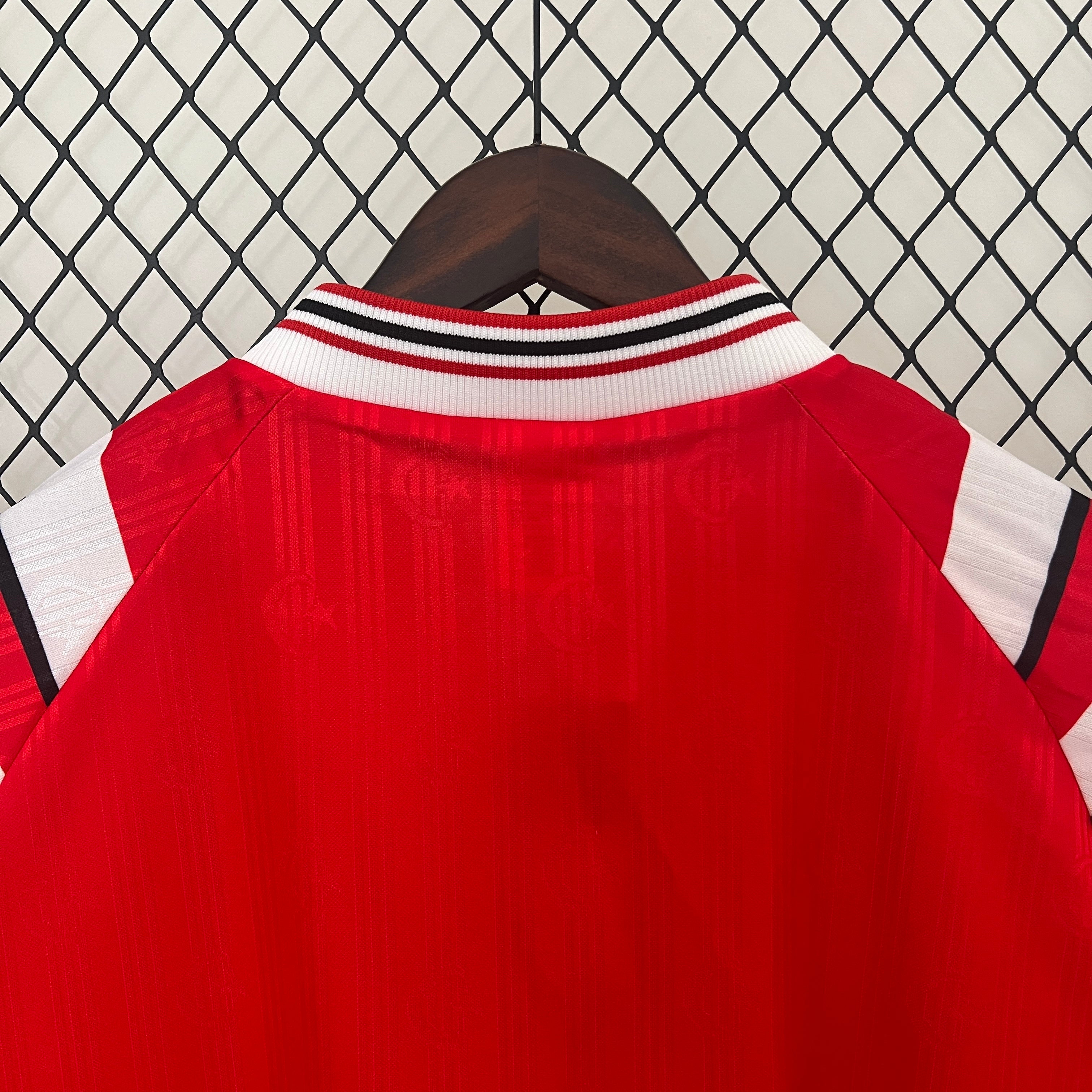 1990s Turkey Retro Football Shirt | Red White Home