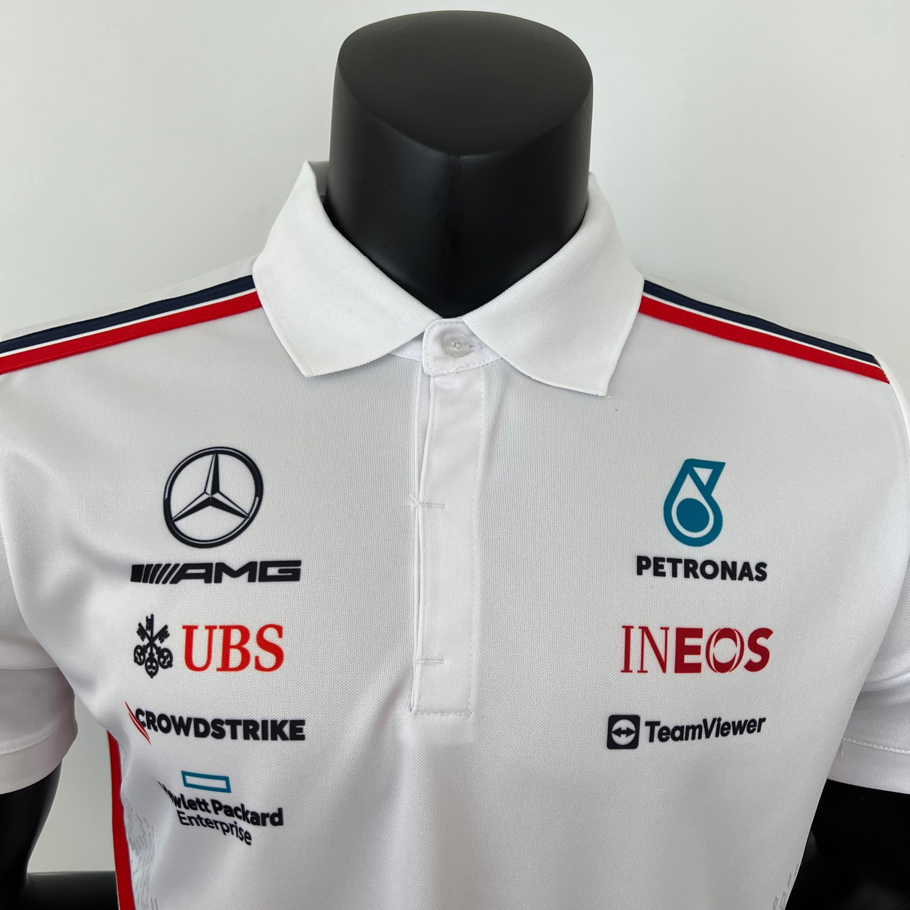 Mercedes AMG F1 Polo – Player Fit | White