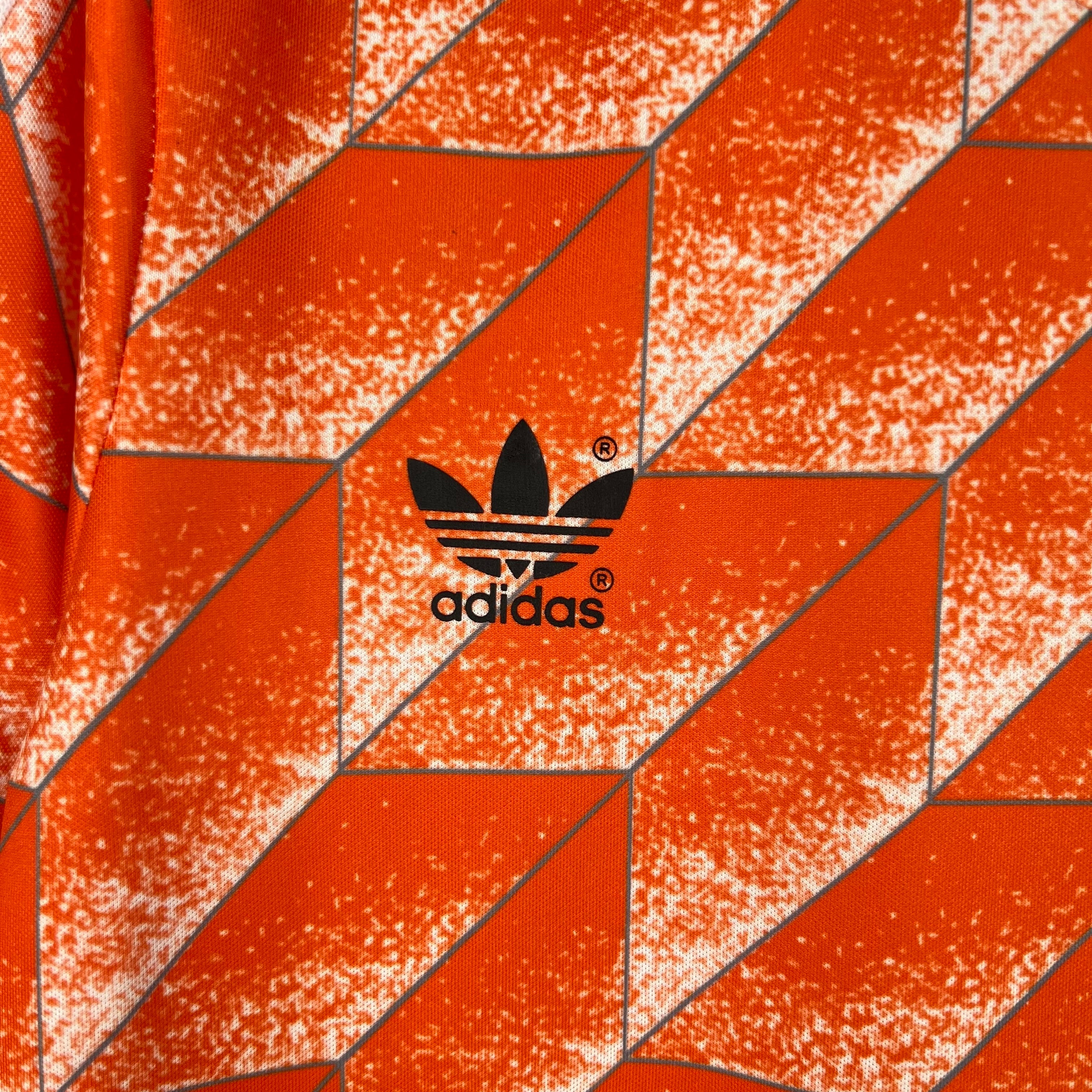 1980s Netherlands Retro Football Shirt | Orange White Home