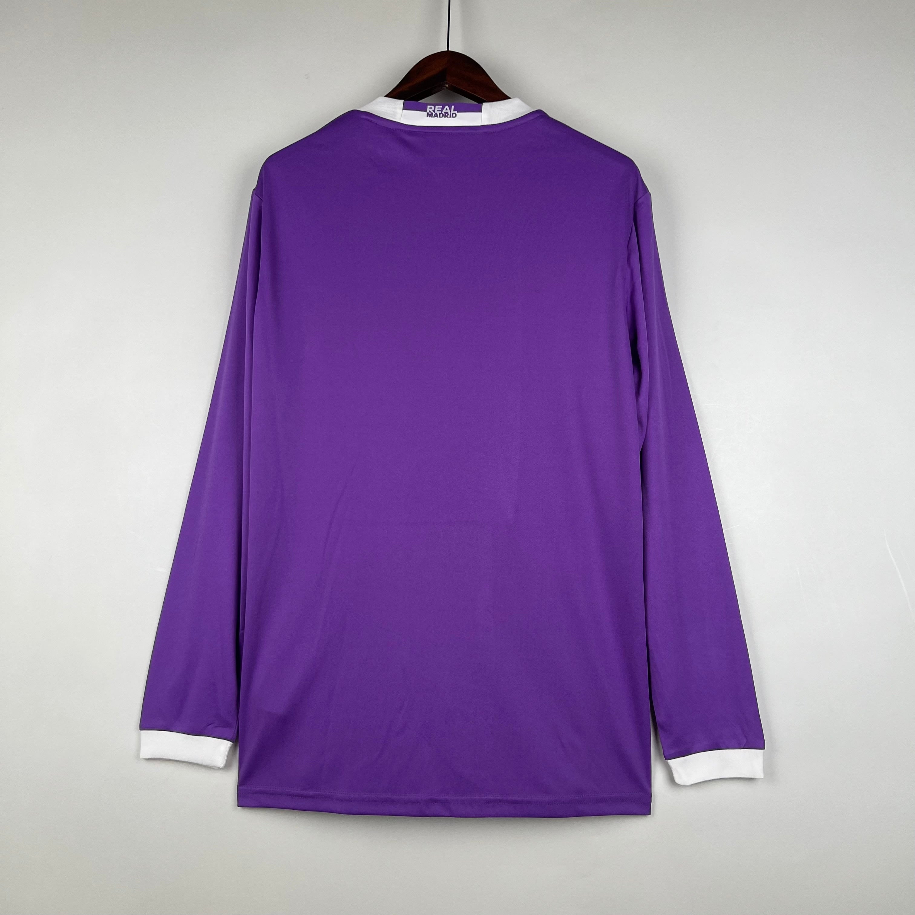 2010s Real Madrid Retro Football Shirt | Purple White Home