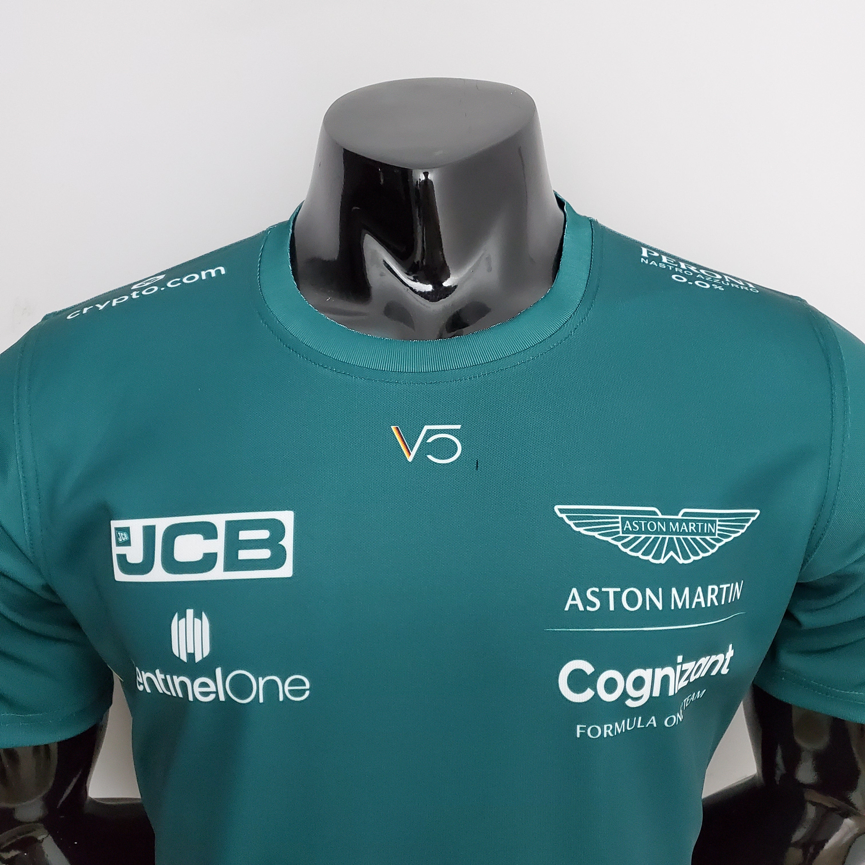 Aston Martin F1 2023 Player Fit T-Shirt – Sebastian Vettel #5 Cognizant | Racing Green