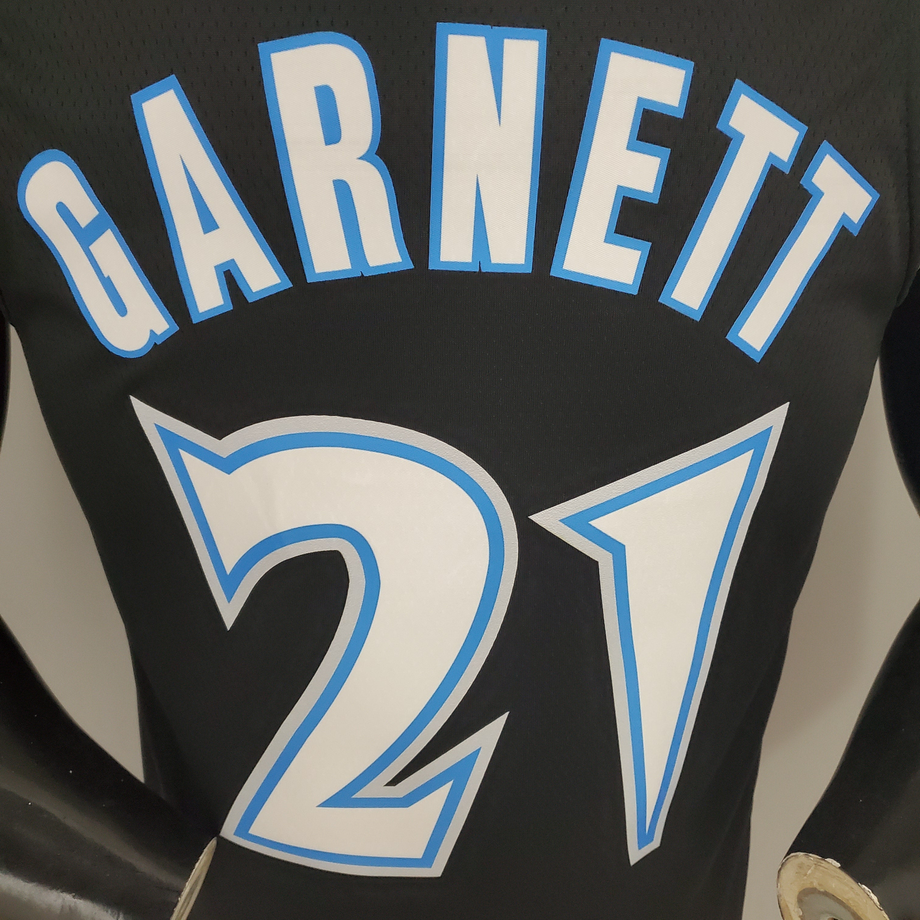 1997 Minnesota Garnett #21 Retro Basketball Jersey