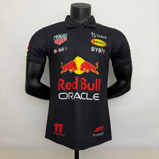 Red Bull Racing F1 2023 Polo – Player Fit – Checo #11 | Black