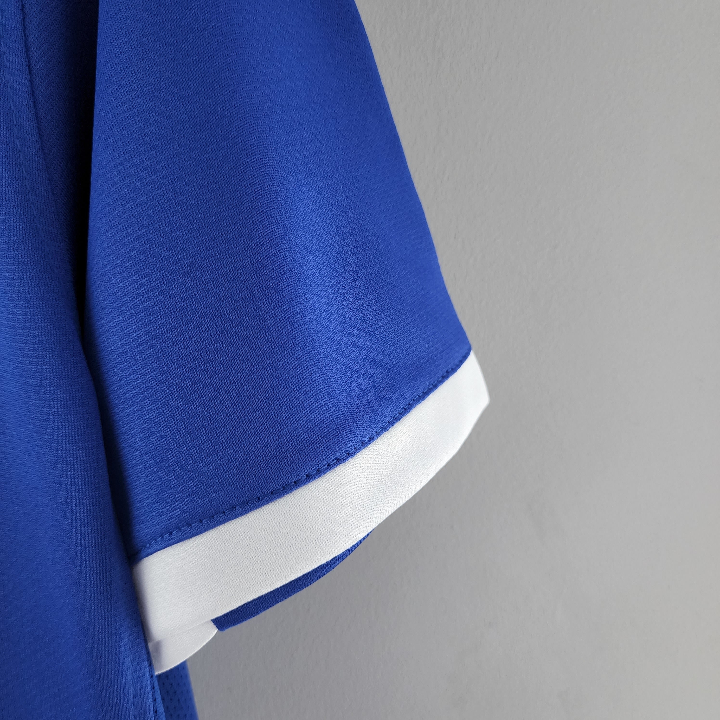 2020s Brazil Retro Football Shirt | Blue White Home