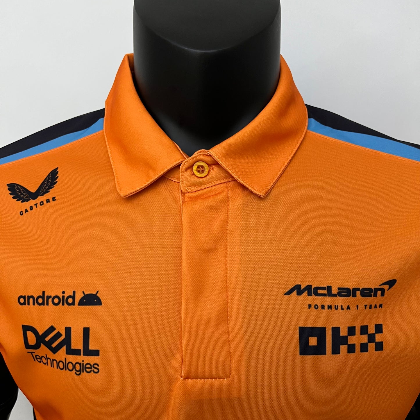 McLaren F1 2023 Polo – Player Fit | Papaya Orange
