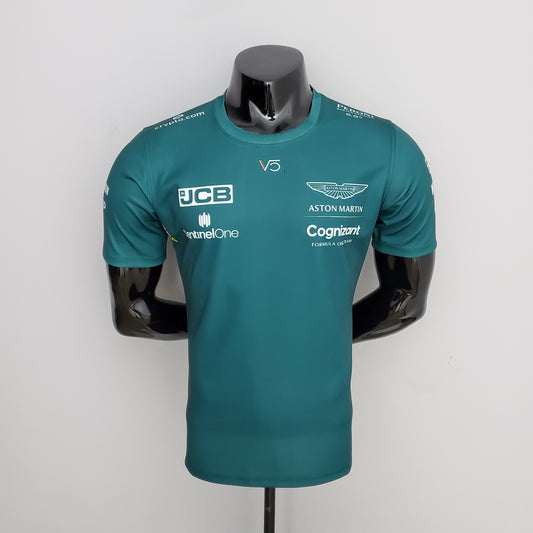 Aston Martin F1 2023 Player Fit T-Shirt – Sebastian Vettel #5 Cognizant | Racing Green