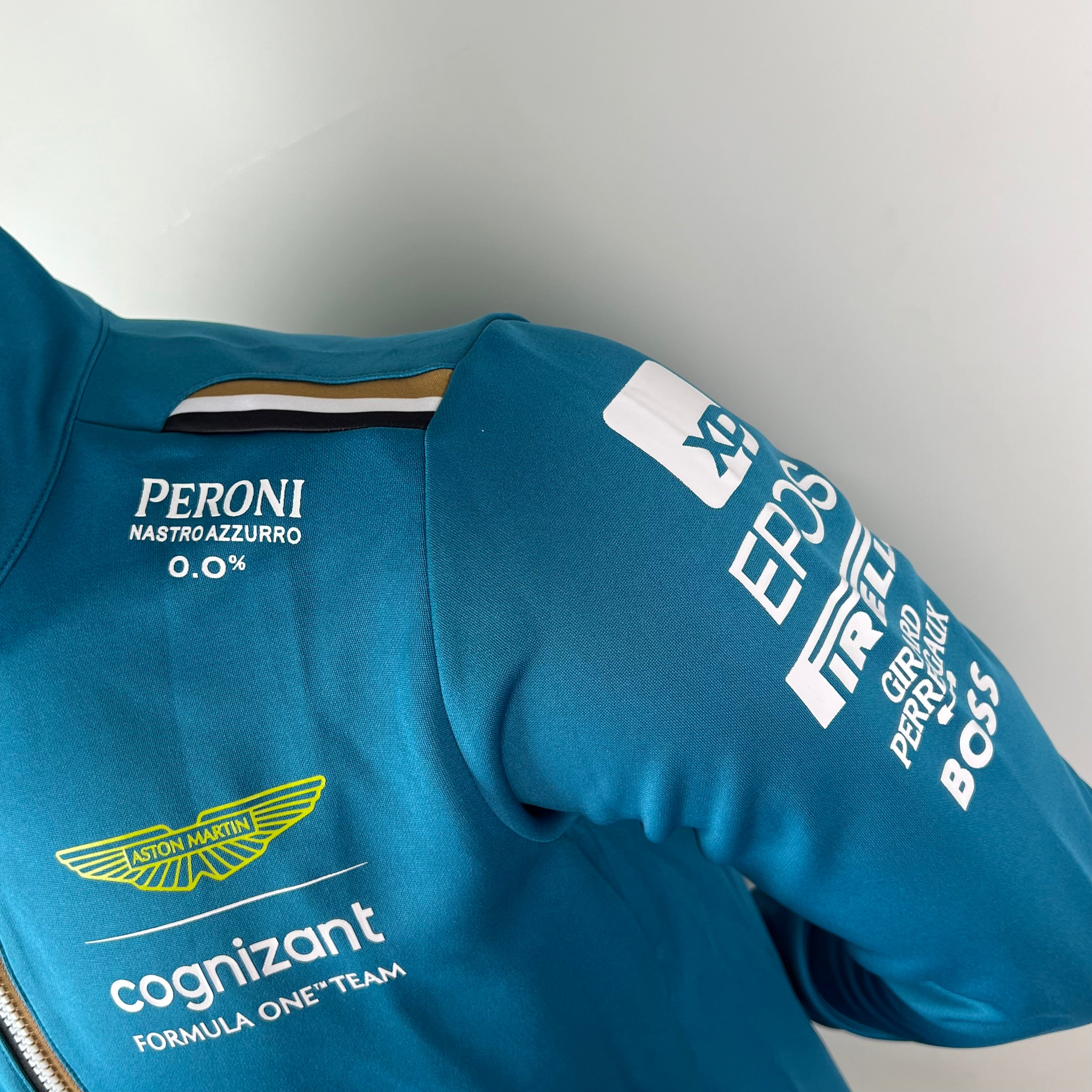 Aston Martin F1 2023 Zipper – Player Fit | Teal