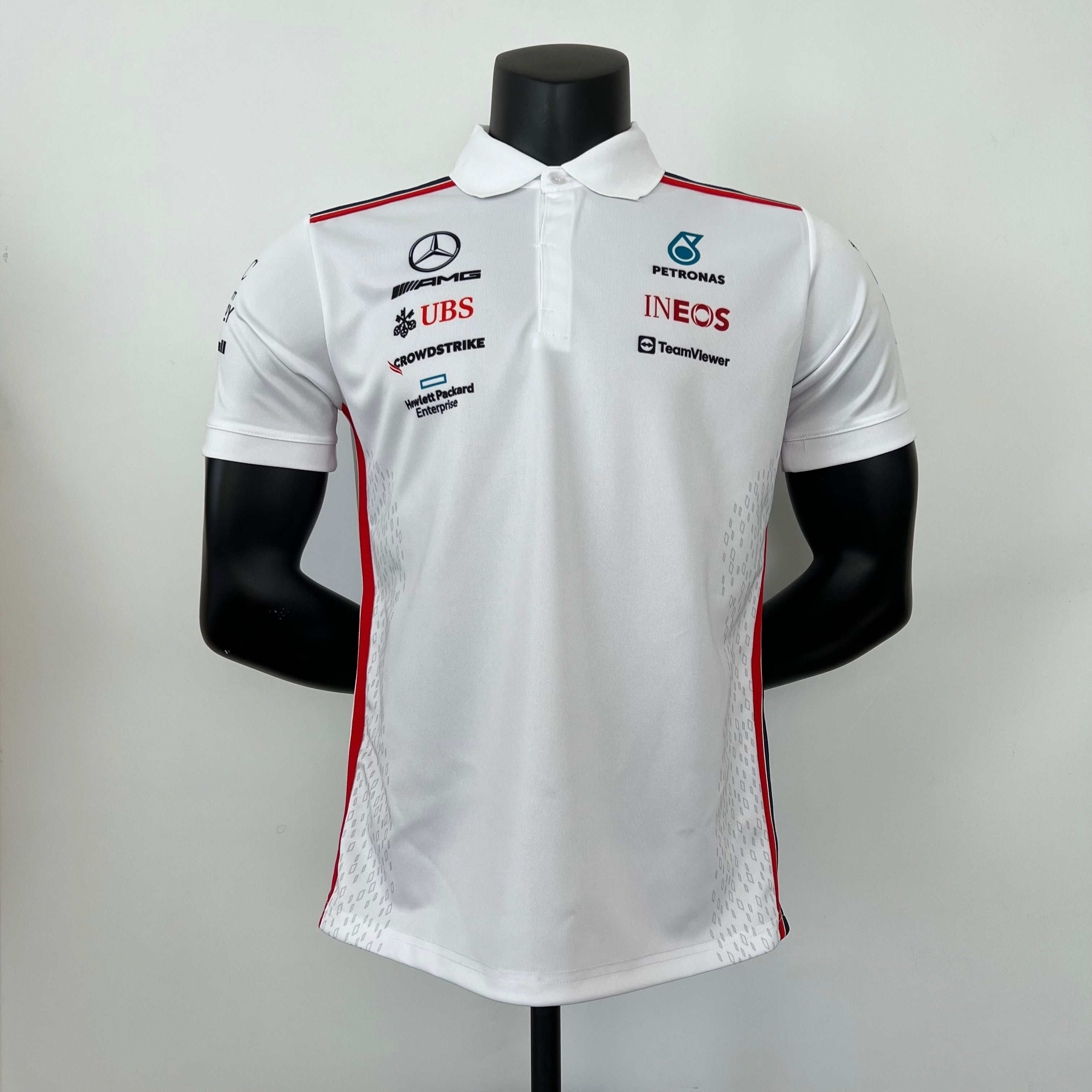 Mercedes AMG F1 Polo – Player Fit | White