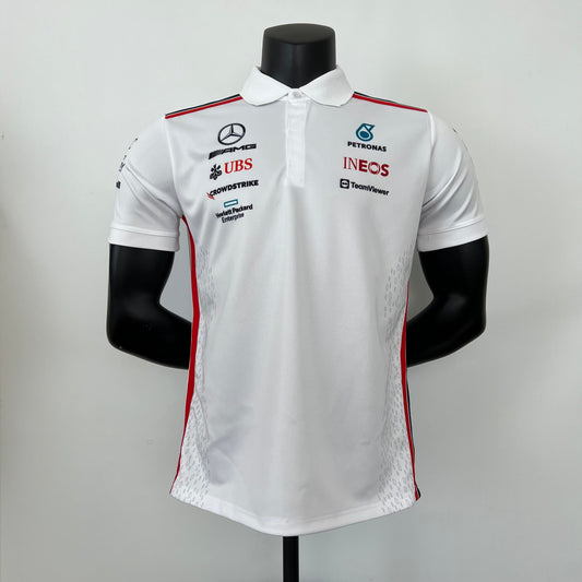 Mercedes AMG F1 Polo – Player Fit | White